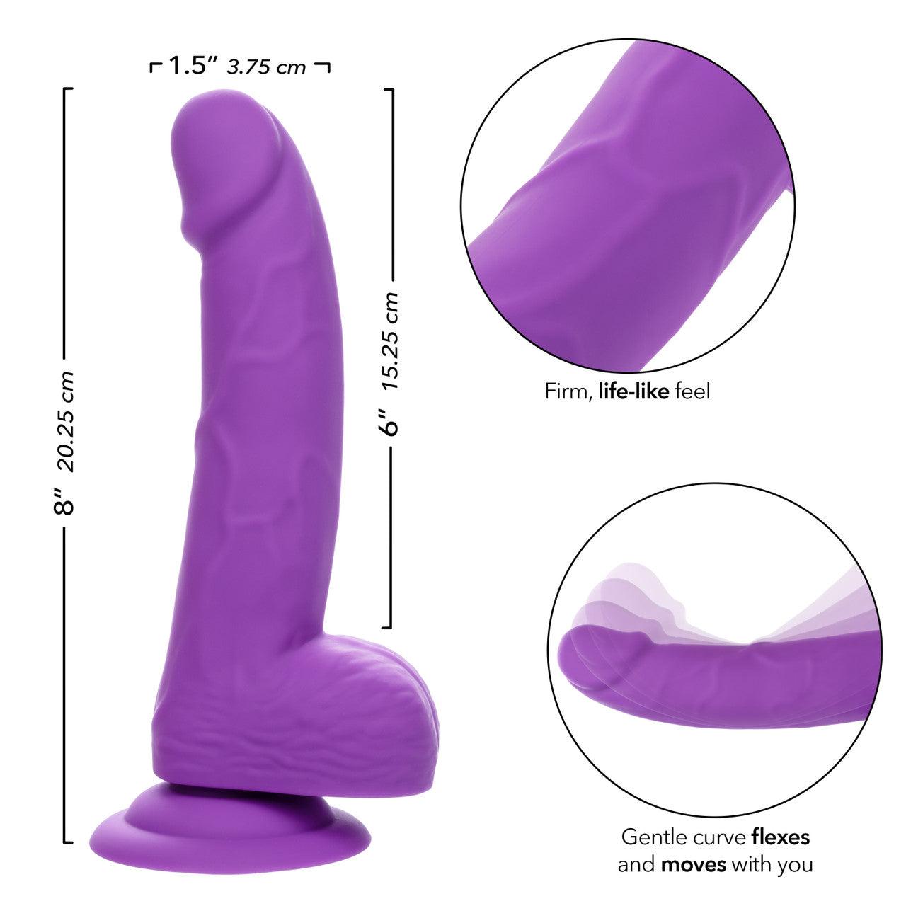 CalExotics Neon Silicone Studs Dildo 6in - Buy At Luxury Toy X - Free 3-Day Shipping