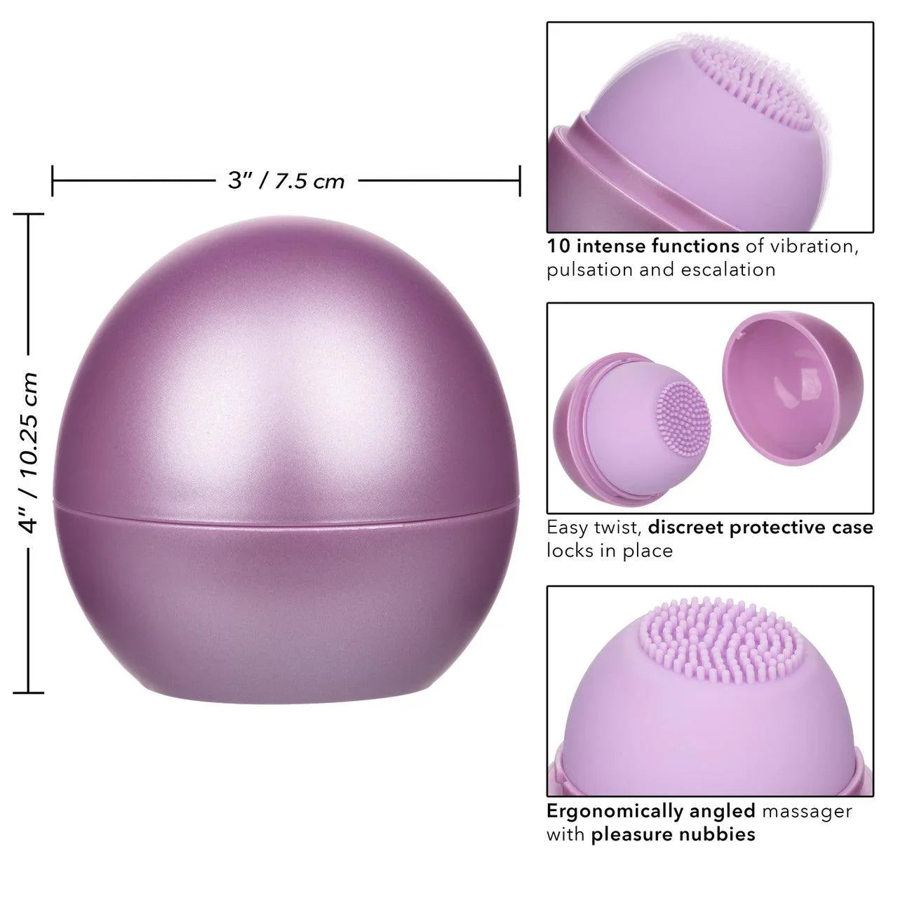 CalExotics Opal Tickler Silicone Rechargeable Massager - Buy At Luxury Toy X - Free 3-Day Shipping
