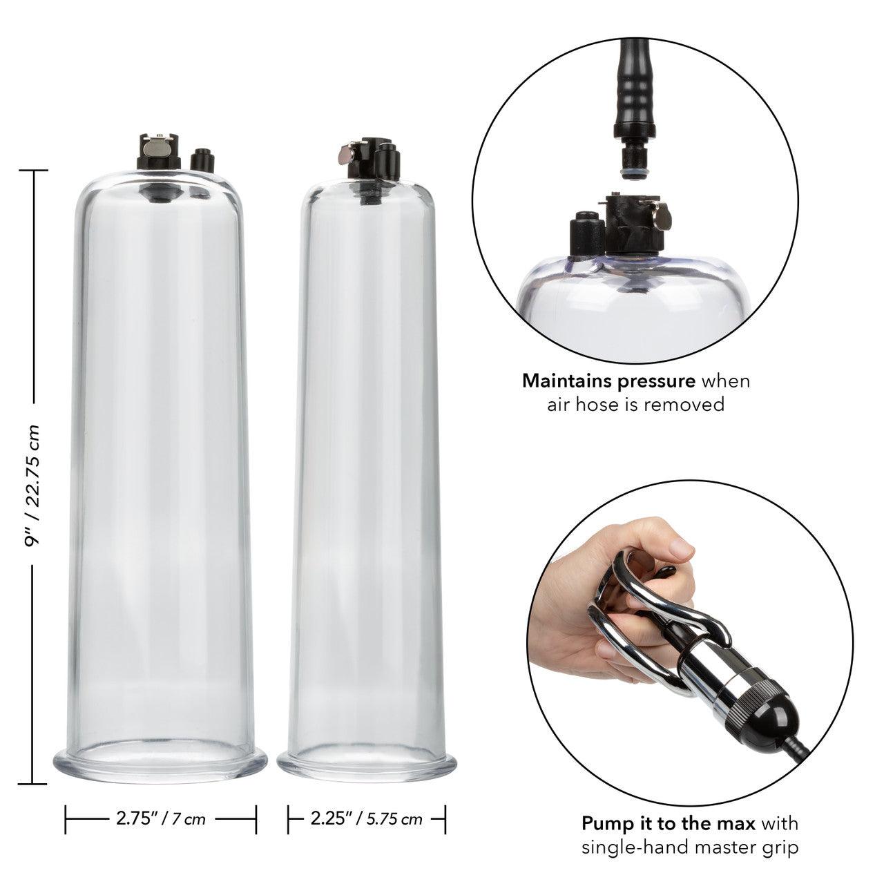 Calexotics Optimum Series® Maximum Results™ Pump Set - Buy At Luxury Toy X - Free 3-Day Shipping