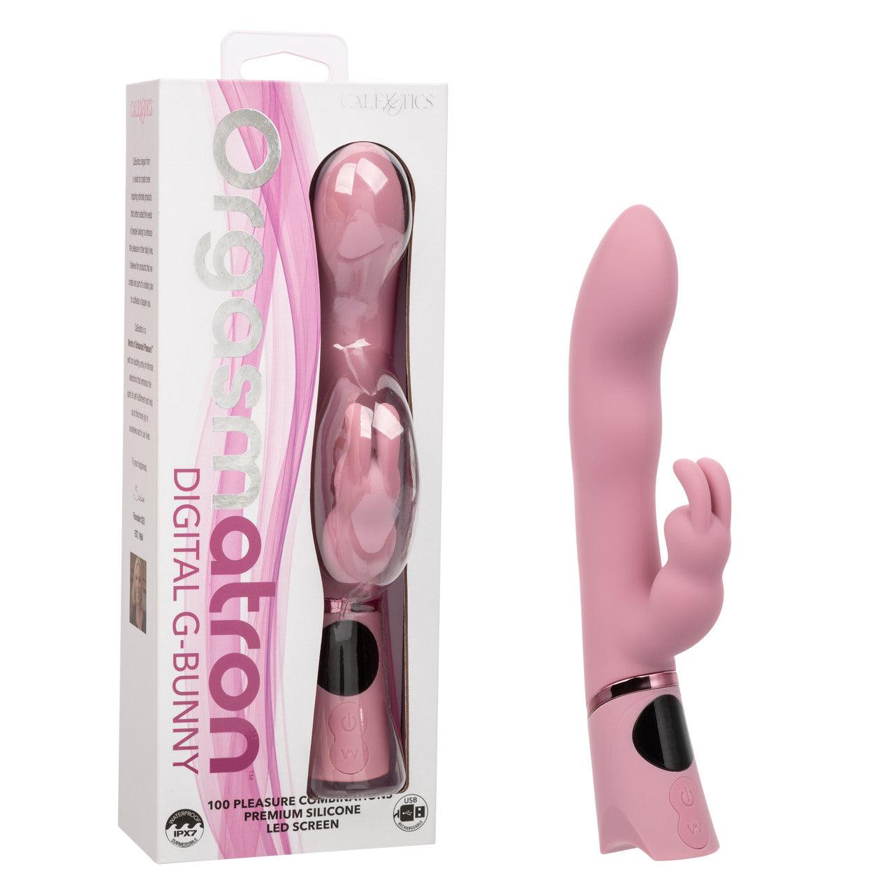 CalExotics Orgasmatron Digital G-Bunny Rechargeable Silicone Rabbit - Buy At Luxury Toy X - Free 3-Day Shipping