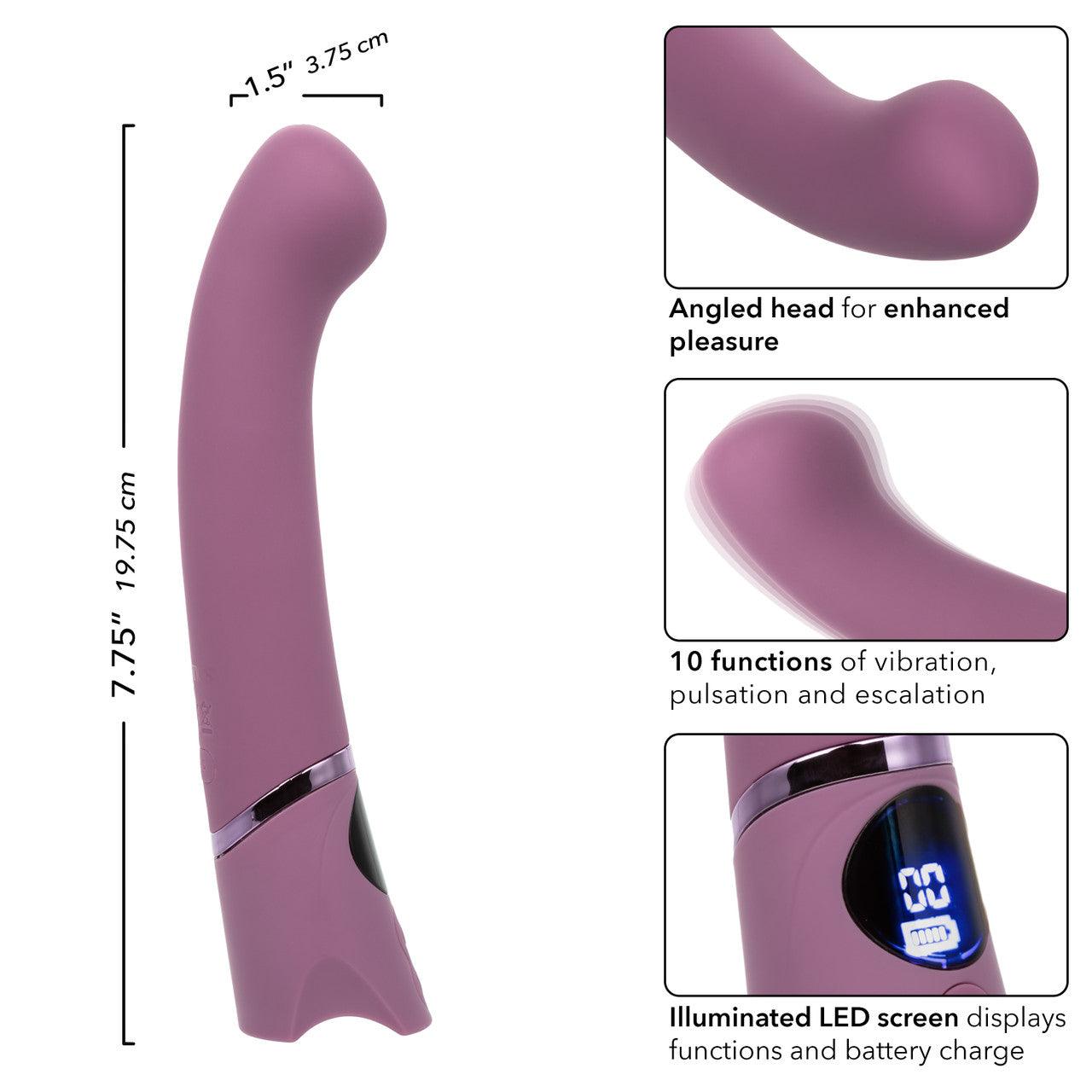CalExotics Orgasmatron Digital G-Wand Rechargeable Silicone Massager - Buy At Luxury Toy X - Free 3-Day Shipping