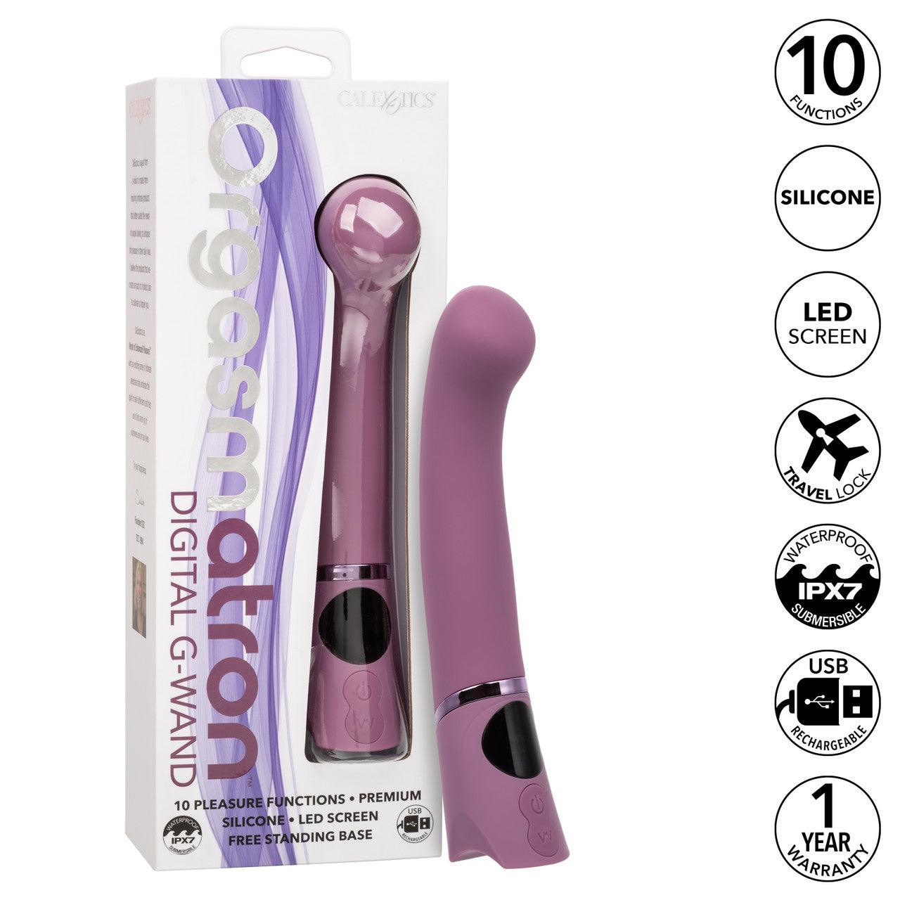 CalExotics Orgasmatron Digital G-Wand Rechargeable Silicone Massager - Buy At Luxury Toy X - Free 3-Day Shipping