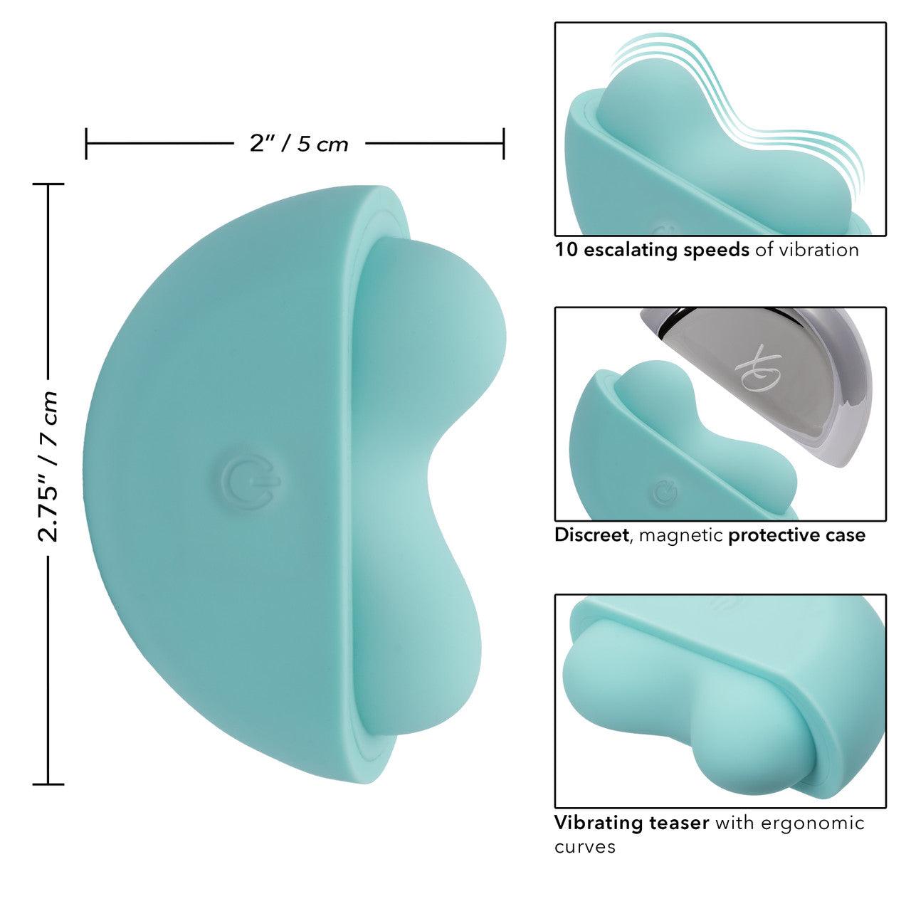 CalExotics Ovation Applause Rechargeable Silicone Clitoral Stimulator - Buy At Luxury Toy X - Free 3-Day Shipping