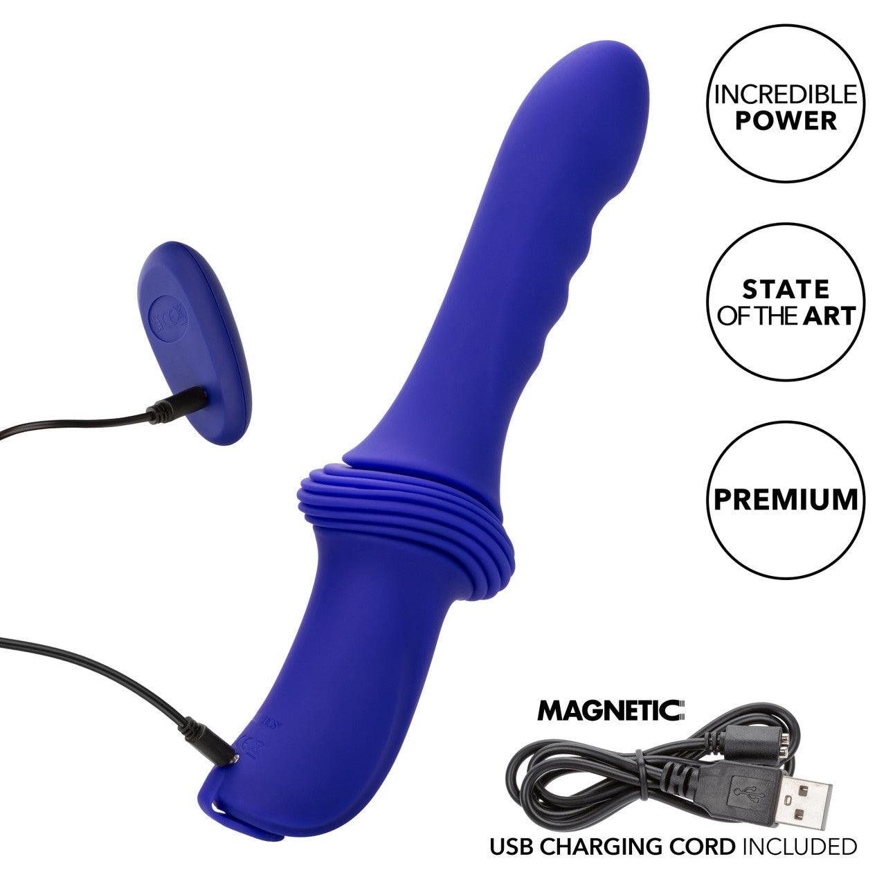 CalExotics Overdrive Remote Control Rechargeable Silicone Sex Machine Ridge Thruster - Buy At Luxury Toy X - Free 3-Day Shipping