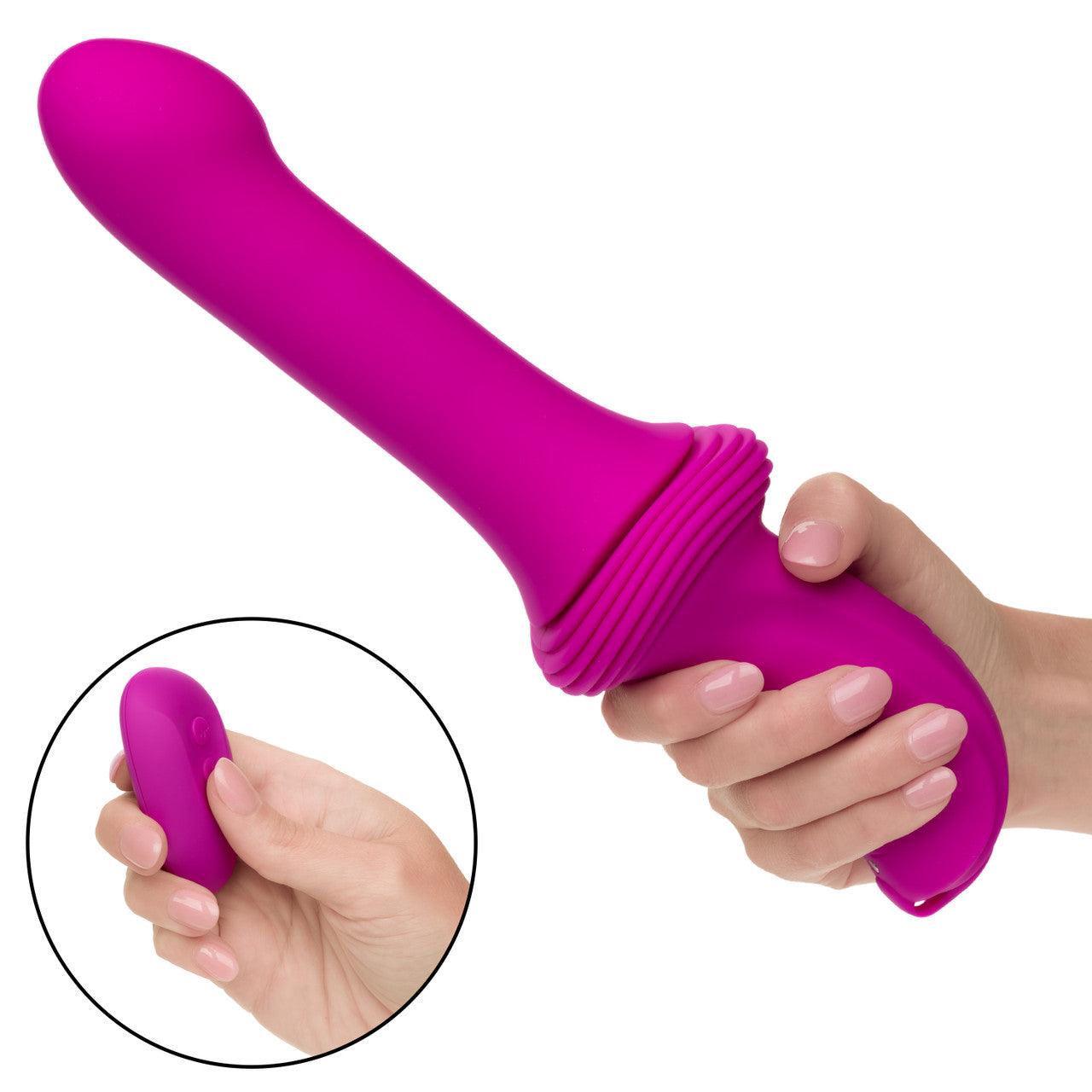 CalExotics Overdrive Remote Control Rechargeable Silicone Sex Machine Smooth Thruster - Buy At Luxury Toy X - Free 3-Day Shipping