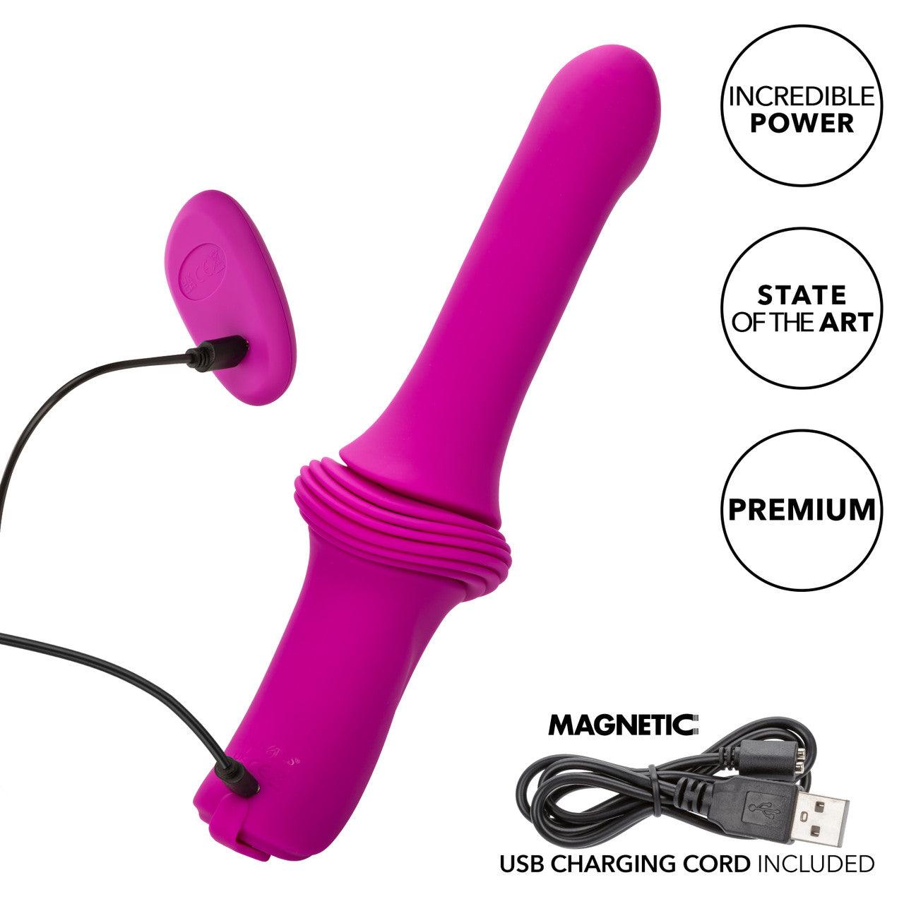 CalExotics Overdrive Remote Control Rechargeable Silicone Sex Machine Smooth Thruster - Buy At Luxury Toy X - Free 3-Day Shipping