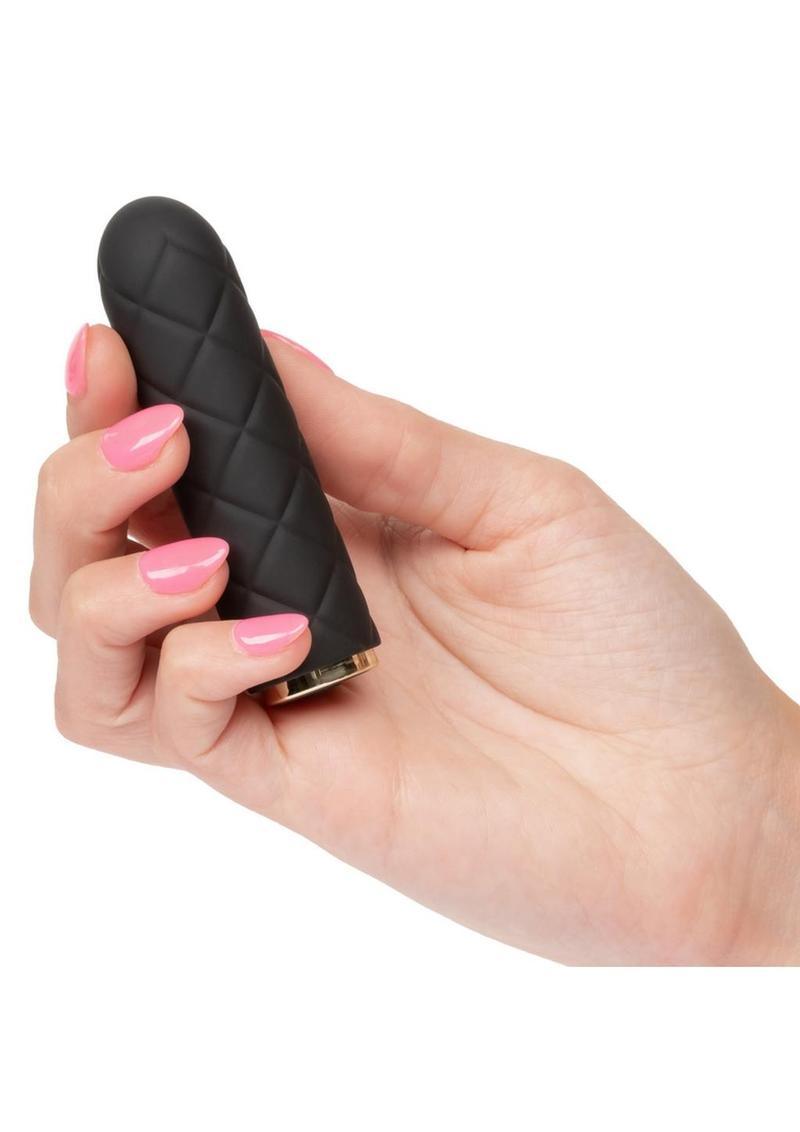 CalExotics Raven Quilted Seducer Rechargeable Silicone Bullet - Buy At Luxury Toy X - Free 3-Day Shipping