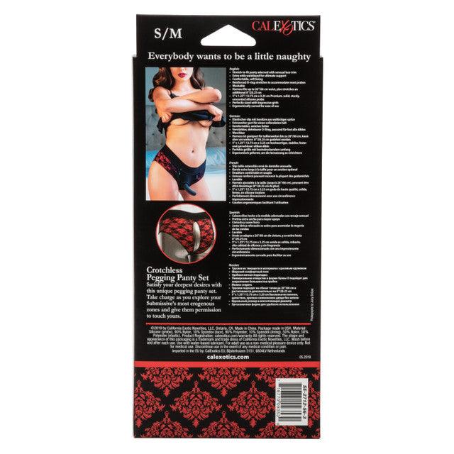 Calexotics Scandal® Crotchless Pegging Panty Set - S/M - Buy At Luxury Toy X - Free 3-Day Shipping