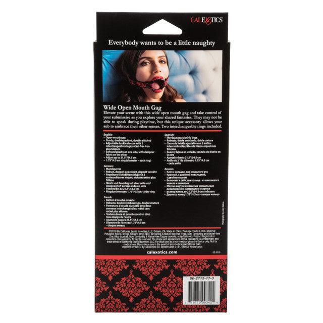 Calexotics Scandal® Wide Open Mouth Gag - Buy At Luxury Toy X - Free 3-Day Shipping