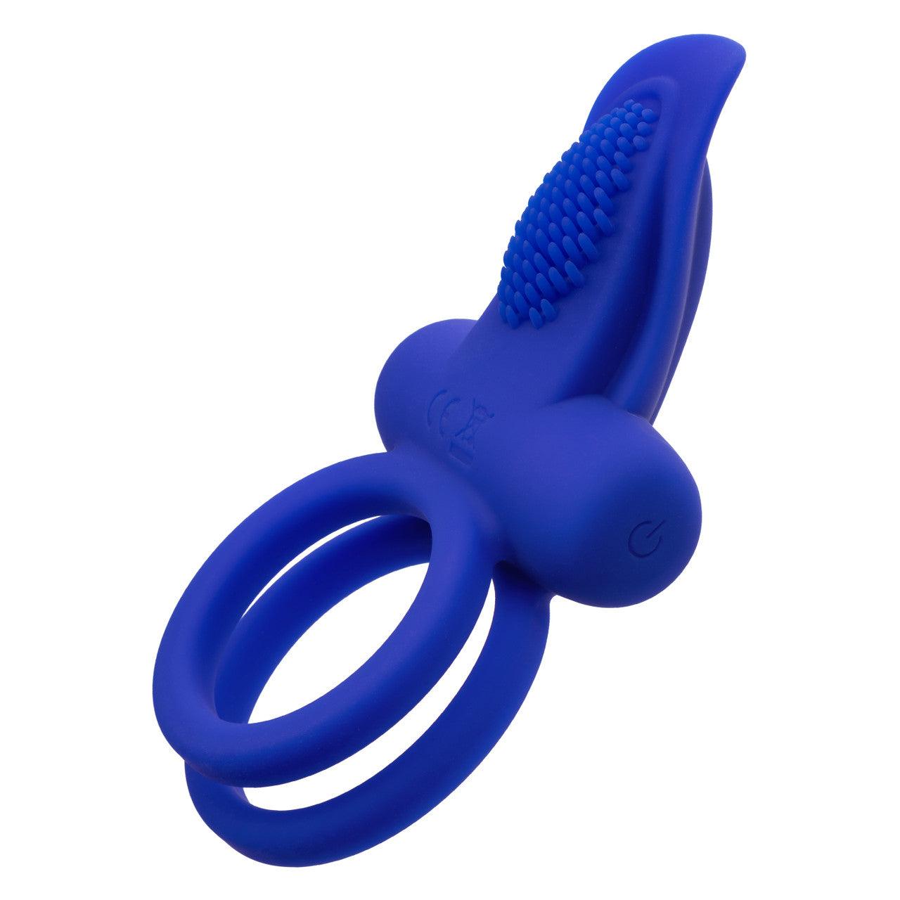 CalExotics Silicone Rechargeable Dual Pleasure Enhancer Cock Ring - Buy At Luxury Toy X - Free 3-Day Shipping