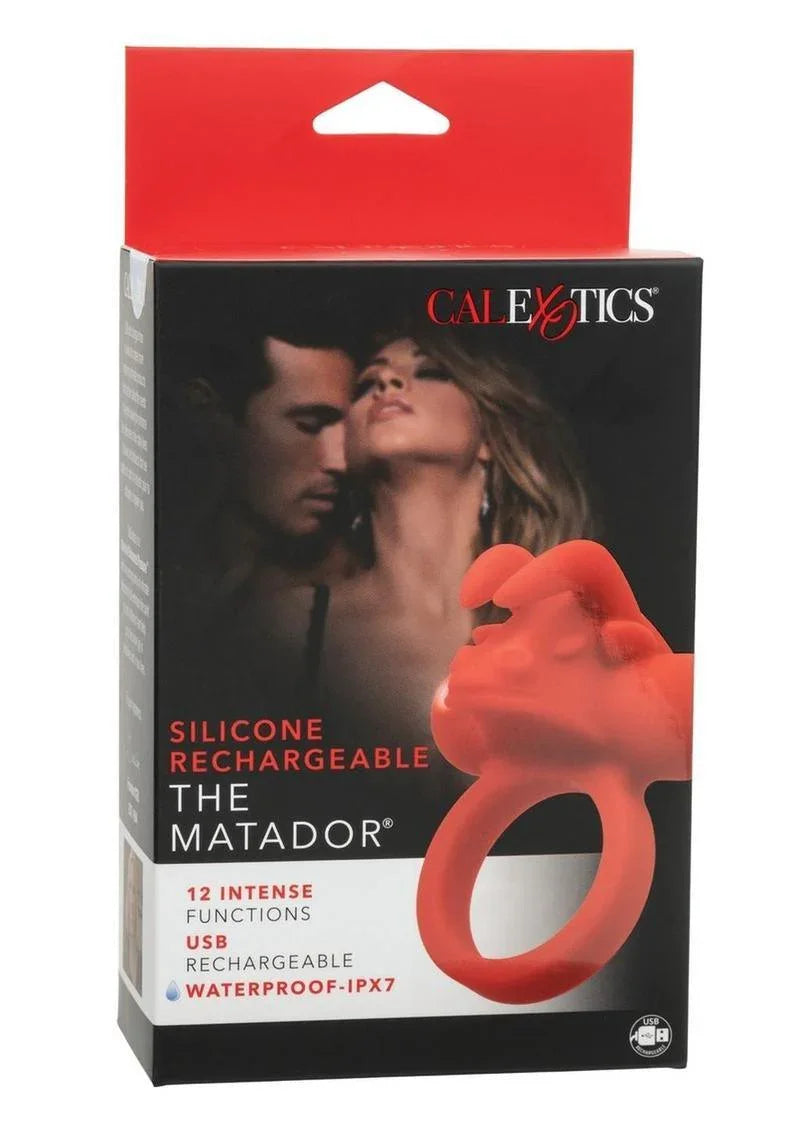 CalExotics Silicone Rechargeable The Matador Cock Ring - Buy At Luxury Toy X - Free 3-Day Shipping