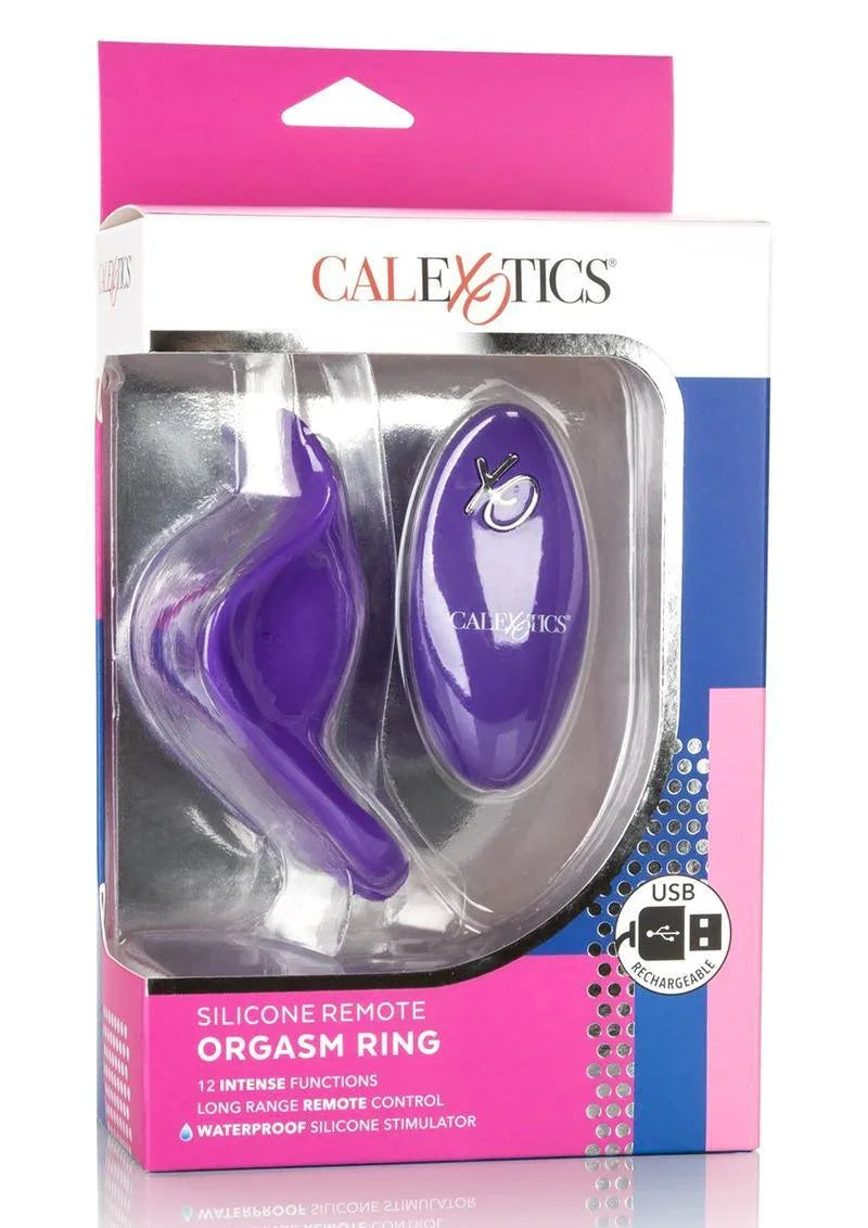 CalExotics Silicone Remote Controlled Rechargeable Orgasm Ring Silicone - Buy At Luxury Toy X - Free 3-Day Shipping