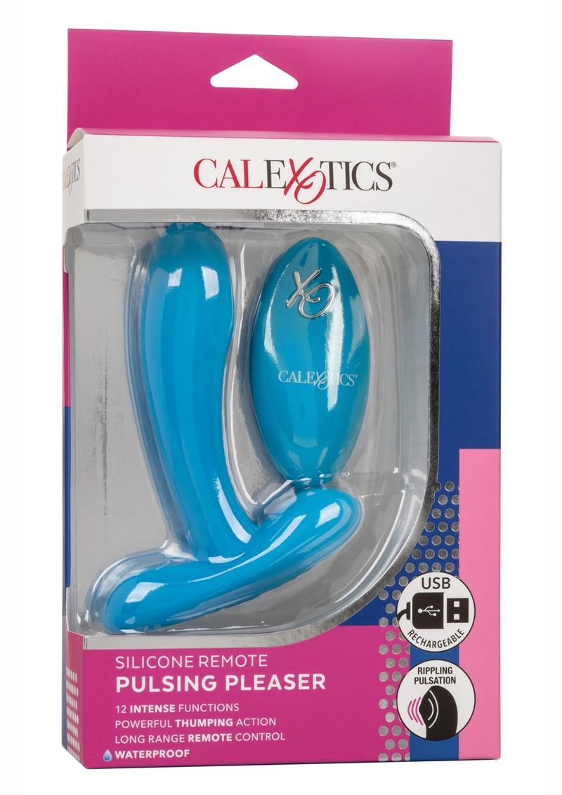 CalExotics Silicone Remote Pulsing Pleaser Rechargeable Vibrator with Remote Control - Buy At Luxury Toy X - Free 3-Day Shipping
