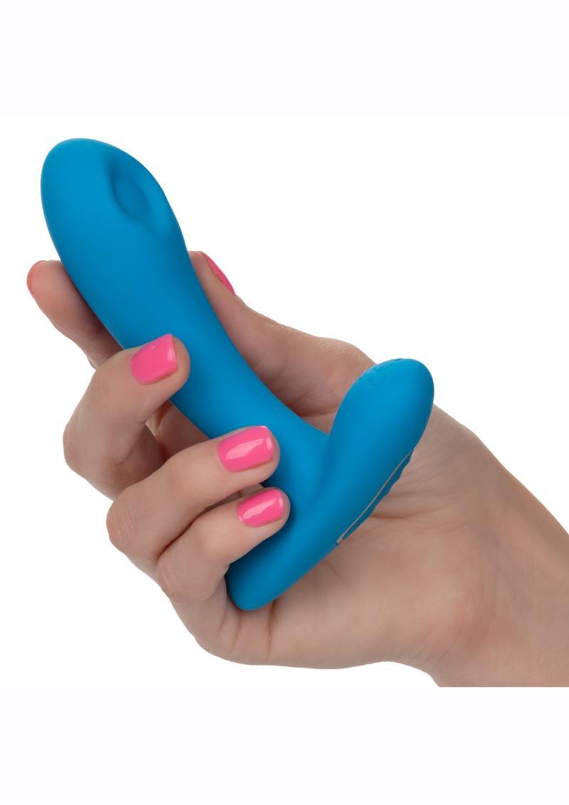 CalExotics Silicone Remote Pulsing Pleaser Rechargeable Vibrator with Remote Control - Buy At Luxury Toy X - Free 3-Day Shipping