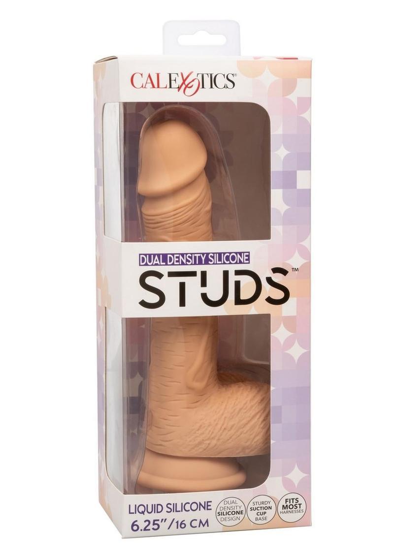 CalExotics Silicone Studs Dual Density with Suction Cup Base 6.25in - Buy At Luxury Toy X - Free 3-Day Shipping