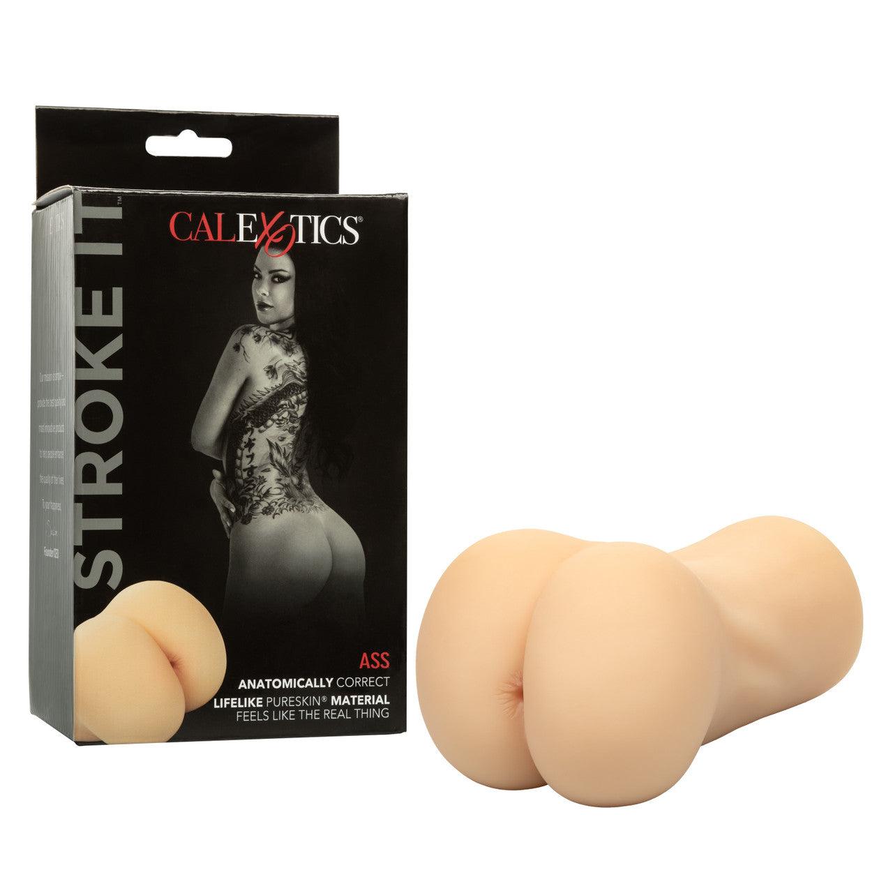 CalExotics Stroke It Realistic Stroker - Ass - Buy At Luxury Toy X - Free 3-Day Shipping