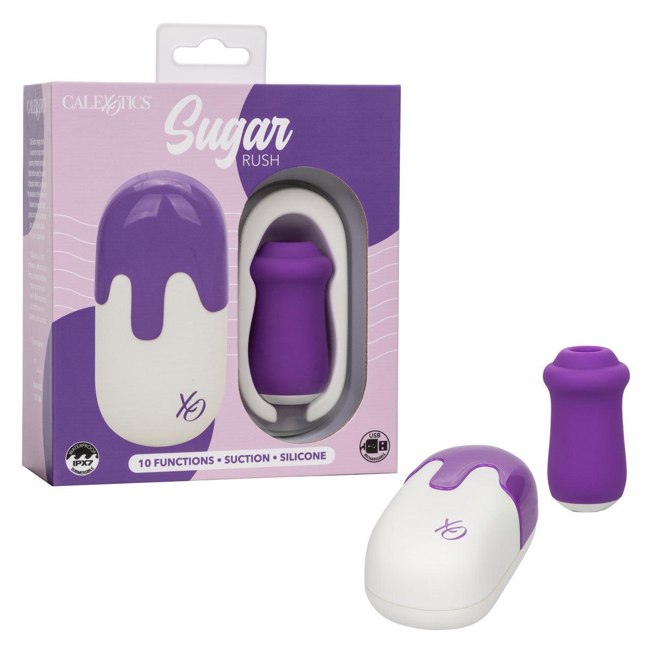 CalExotics Sugar Rush Rechargeable Silicone Clitoral Stimulator - Buy At Luxury Toy X - Free 3-Day Shipping