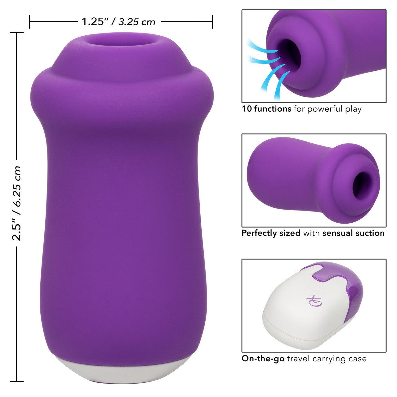 CalExotics Sugar Rush Rechargeable Silicone Clitoral Stimulator - Buy At Luxury Toy X - Free 3-Day Shipping