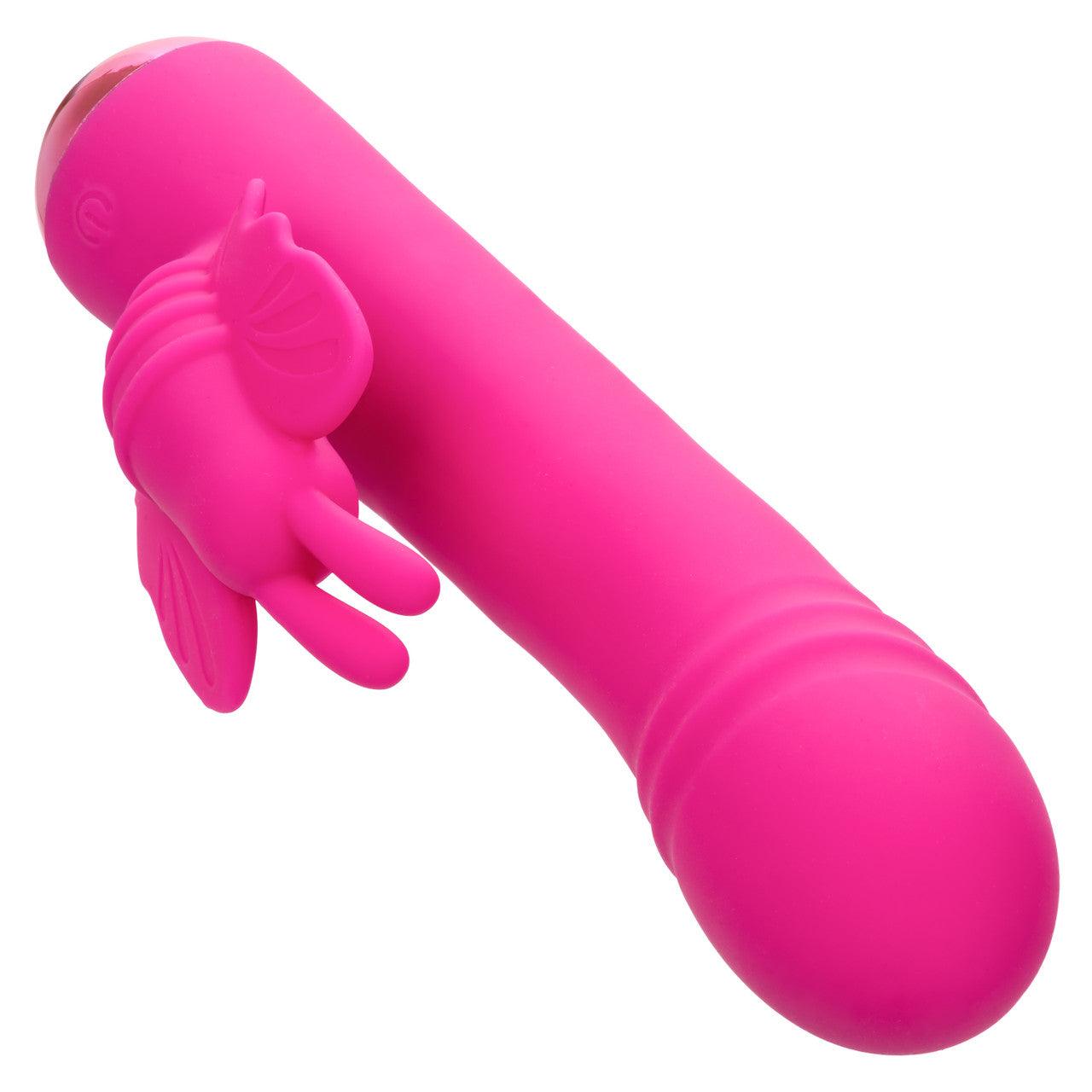 CalExotics Thicc Chubby Rotating Rechargeable Silicone Butterfly Rabbit Vibrator - Buy At Luxury Toy X - Free 3-Day Shipping