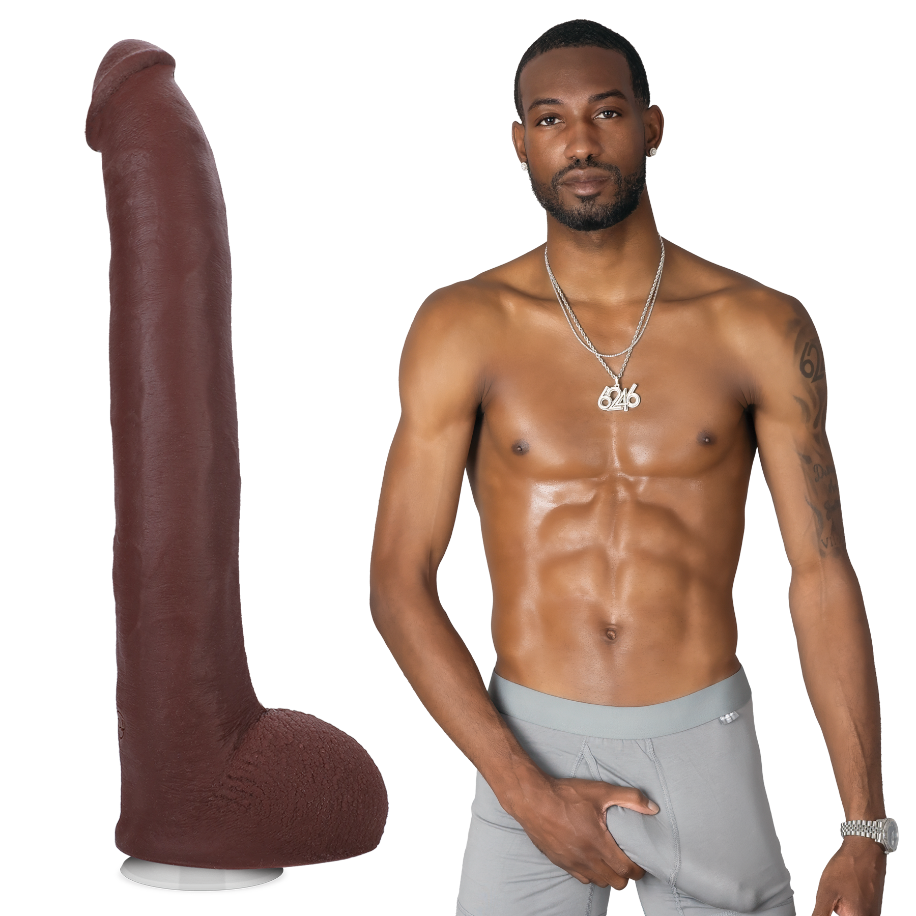Signature Cocks - Hollywood Cash - 11 Inch ULTRASKYN Cock with Removable Vac-U-Lock Suction Cup