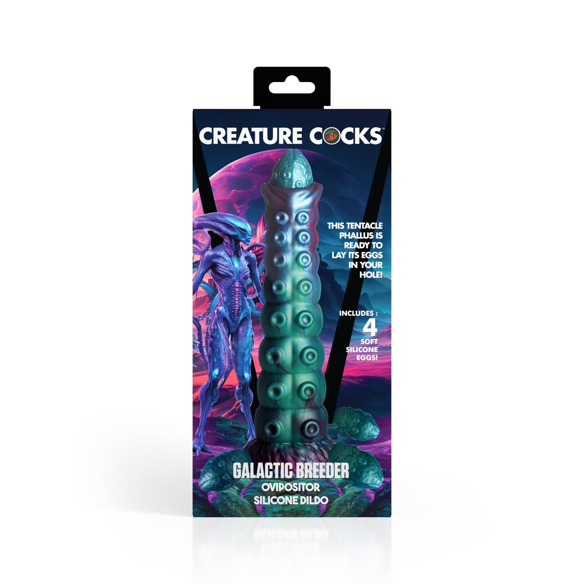 Creature Cock Galactic Breeder Ovipositor Silicone Dildo - Buy At Luxury Toy X - Free 3-Day Shipping