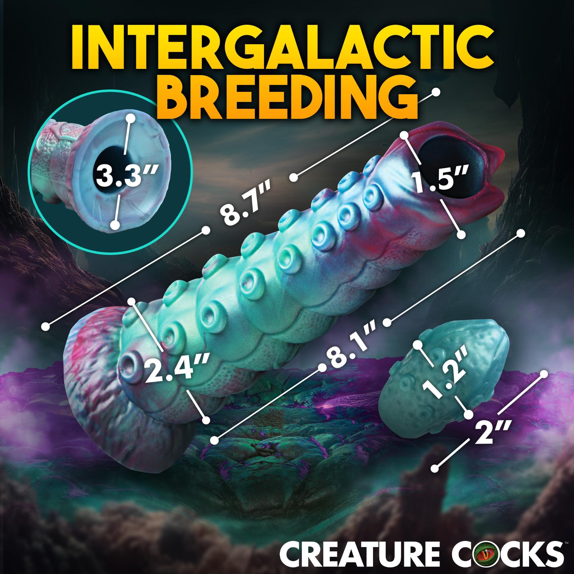 Creature Cock Galactic Breeder Ovipositor Silicone Dildo - Buy At Luxury Toy X - Free 3-Day Shipping