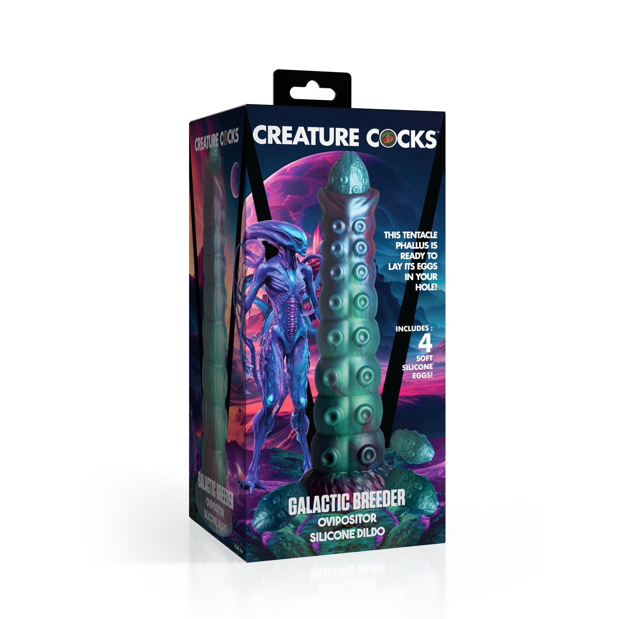Creature Cock Galactic Breeder Ovipositor Silicone Dildo - Buy At Luxury Toy X - Free 3-Day Shipping