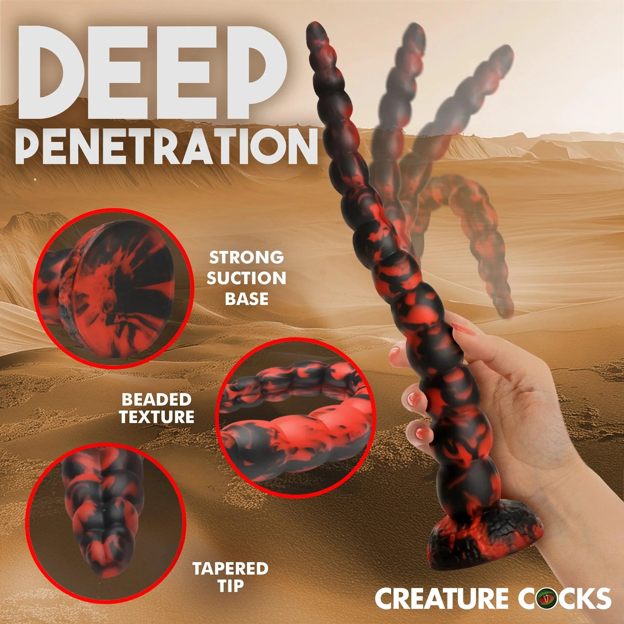 Creature Cock Stinger Silicone Dildo – Unleash Your Wildest Desires - Buy At Luxury Toy X - Free 3-Day Shipping
