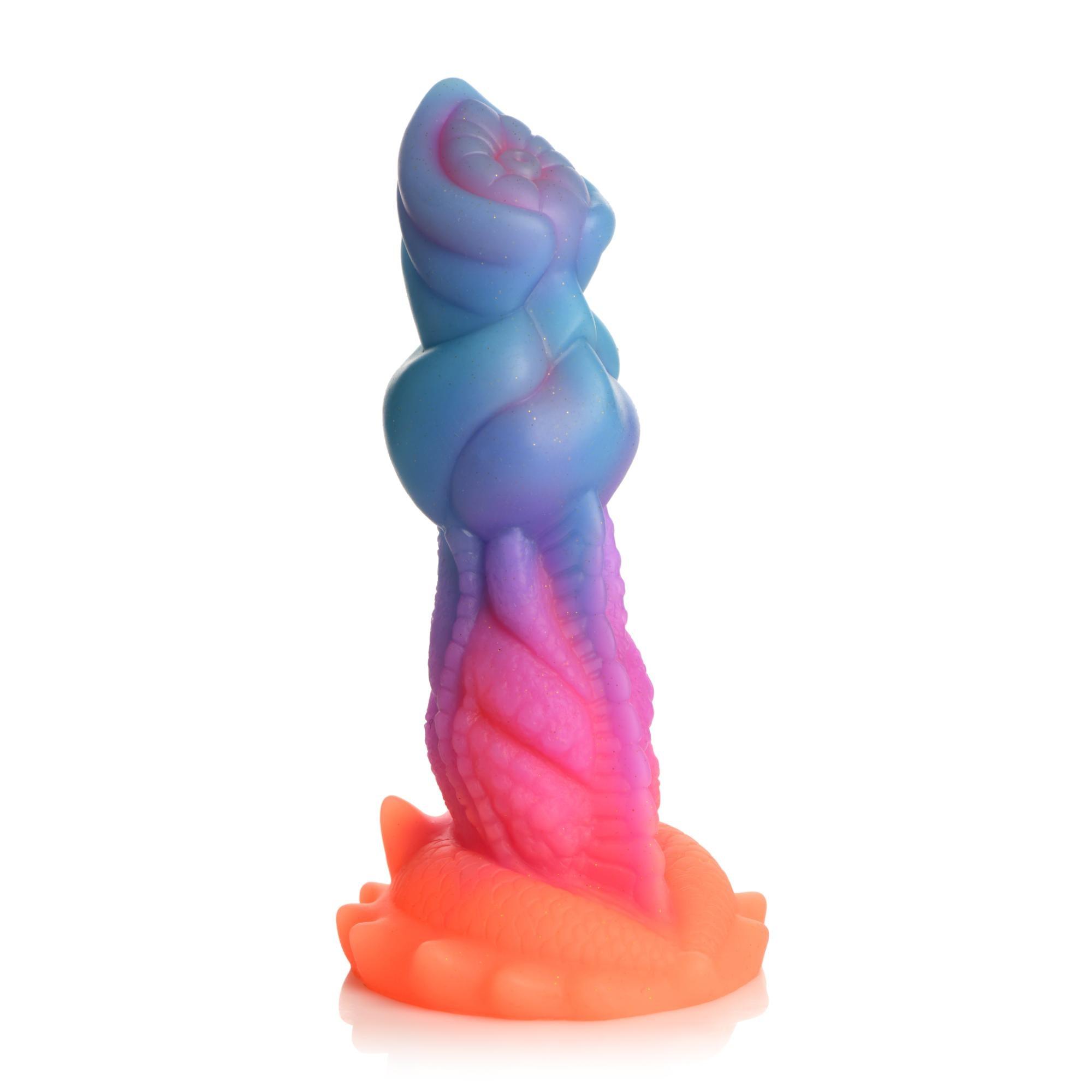 Creature Cocks Aqua-Cock Glow in the Dark Silicone Dildo - Buy At Luxury Toy X - Free 3-Day Shipping
