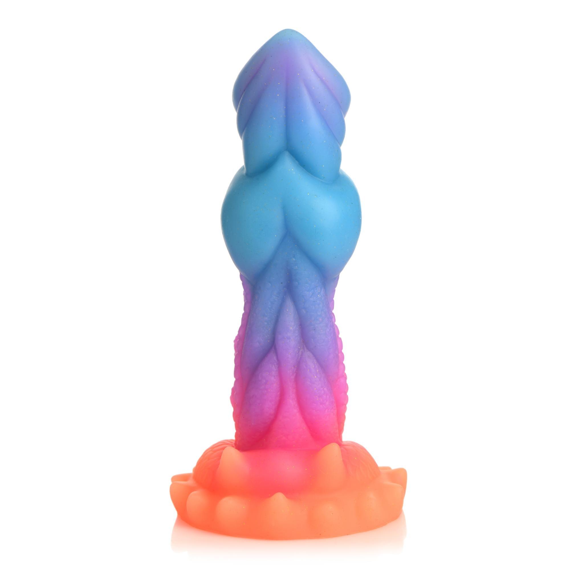 Creature Cocks Aqua-Cock Glow in the Dark Silicone Dildo - Buy At Luxury Toy X - Free 3-Day Shipping