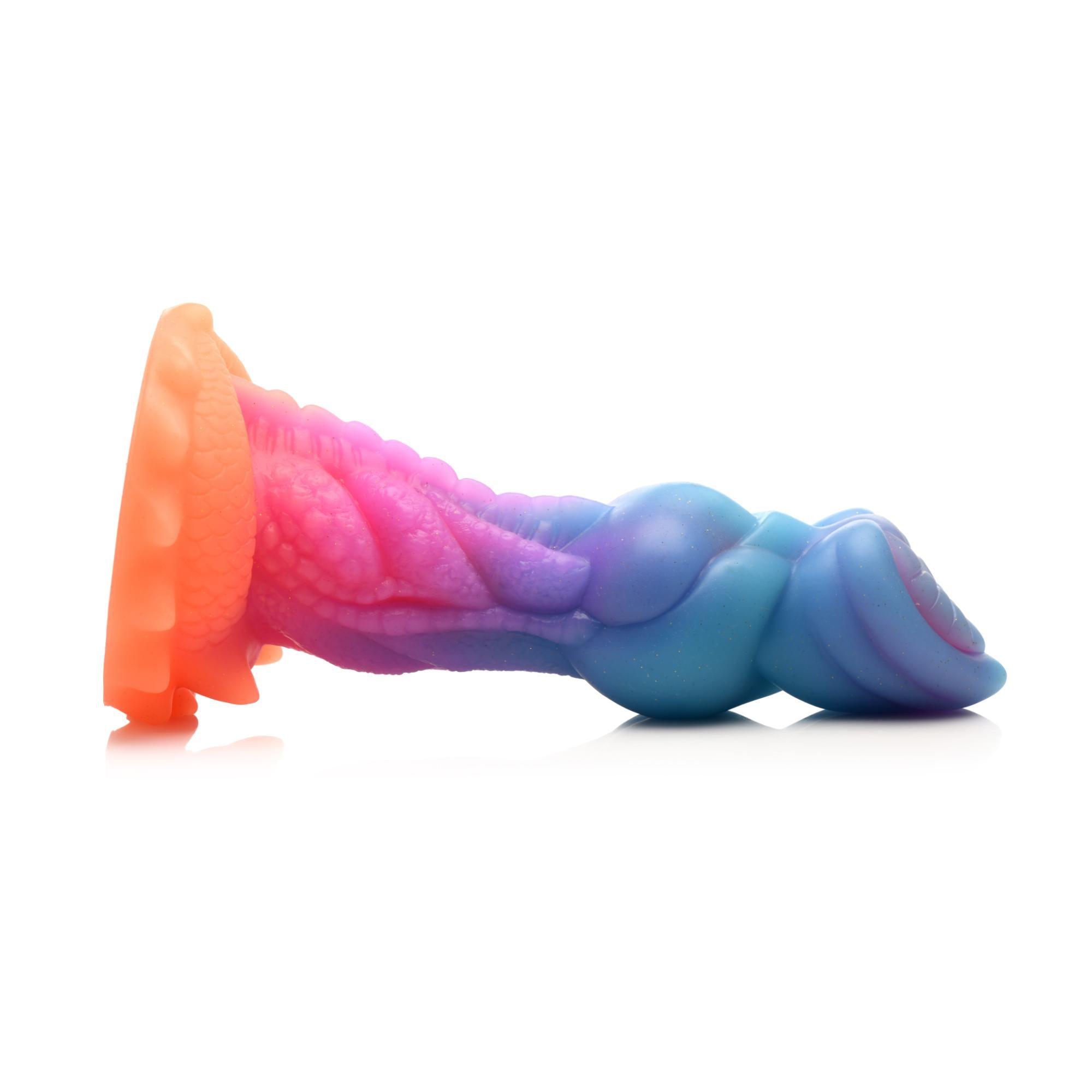 Creature Cocks Aqua-Cock Glow in the Dark Silicone Dildo - Buy At Luxury Toy X - Free 3-Day Shipping
