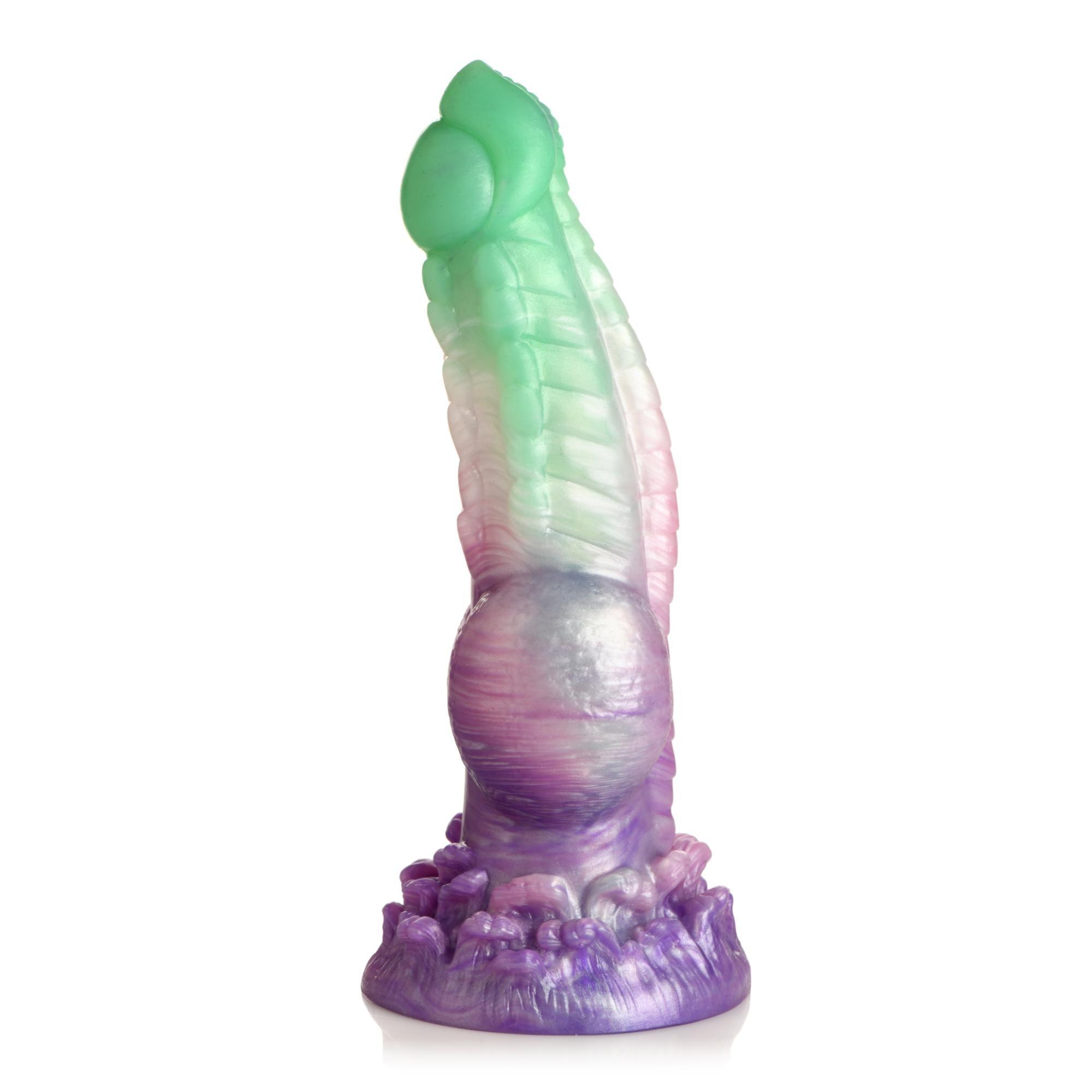 Creature Cocks Aqua Phoenix Silicone Dildo - Buy At Luxury Toy X - Free 3-Day Shipping