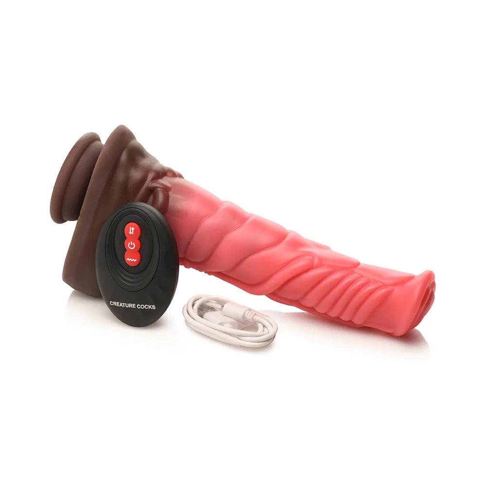 Creature Cocks Centaur Thrusting & Vibrating Silicone Dildo with Remote Control - Buy At Luxury Toy X - Free 3-Day Shipping