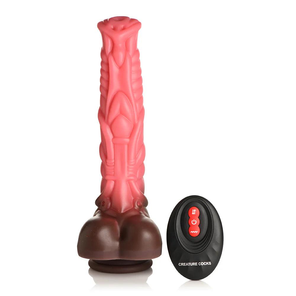 Creature Cocks Centaur Thrusting & Vibrating Silicone Dildo with Remote Control - Buy At Luxury Toy X - Free 3-Day Shipping