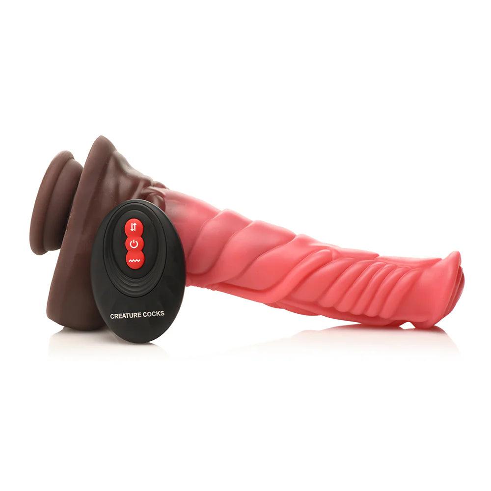 Creature Cocks Centaur Thrusting & Vibrating Silicone Dildo with Remote Control - Buy At Luxury Toy X - Free 3-Day Shipping