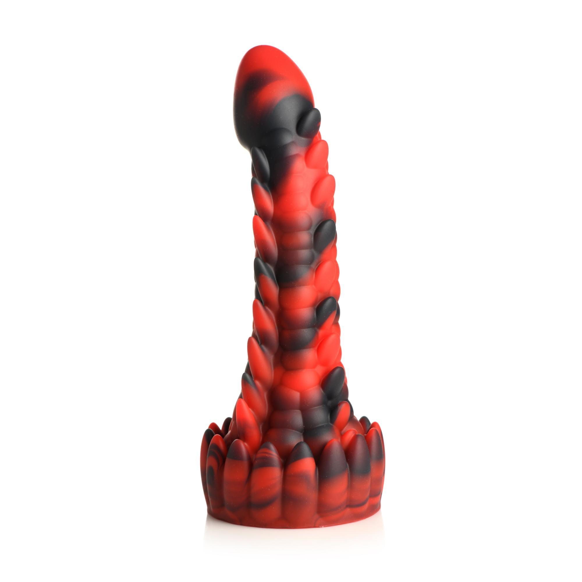 Creature Cocks Demon Rising Scaly Dragon Silicone Dildo - Buy At Luxury Toy X - Free 3-Day Shipping