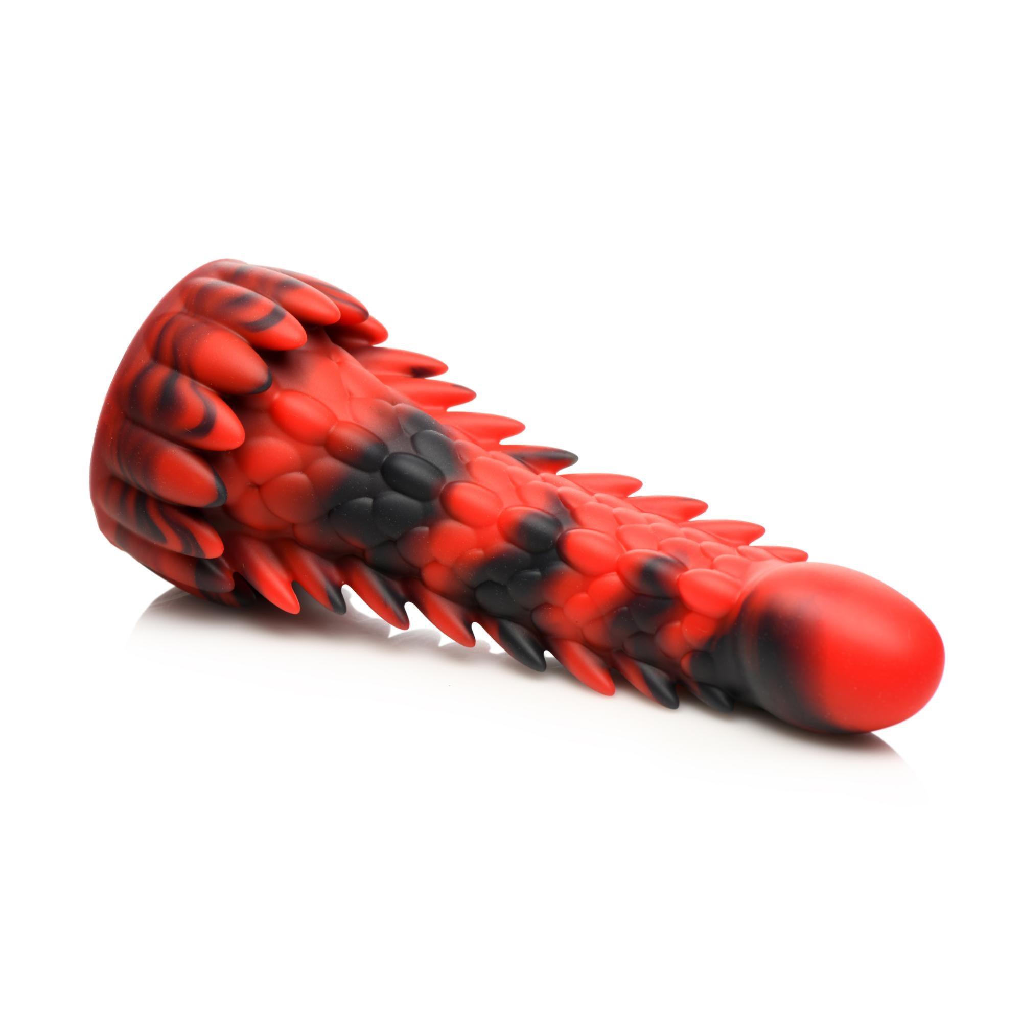 Creature Cocks Demon Rising Scaly Dragon Silicone Dildo - Buy At Luxury Toy X - Free 3-Day Shipping