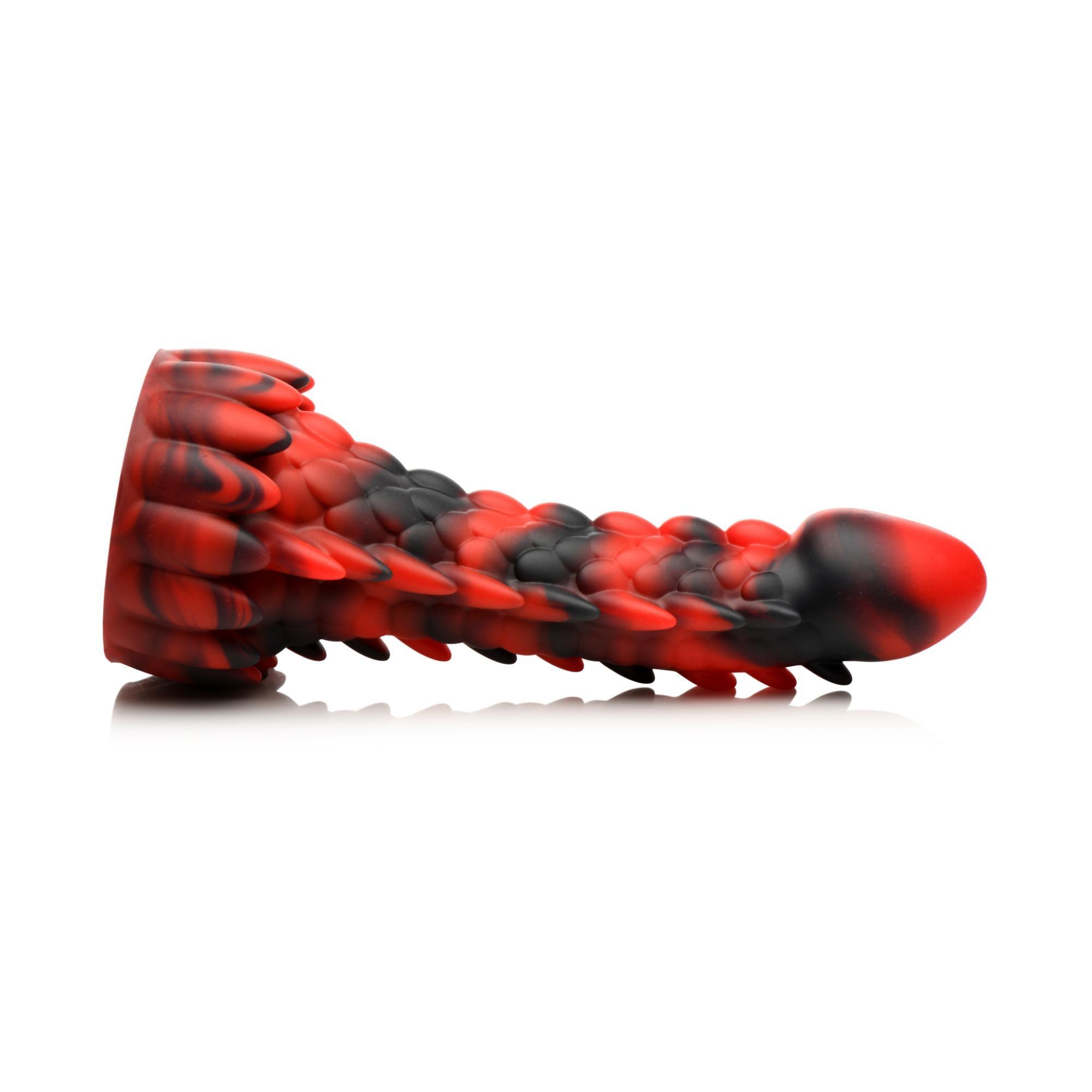 Creature Cocks Demon Rising Scaly Dragon Silicone Dildo - Buy At Luxury Toy X - Free 3-Day Shipping