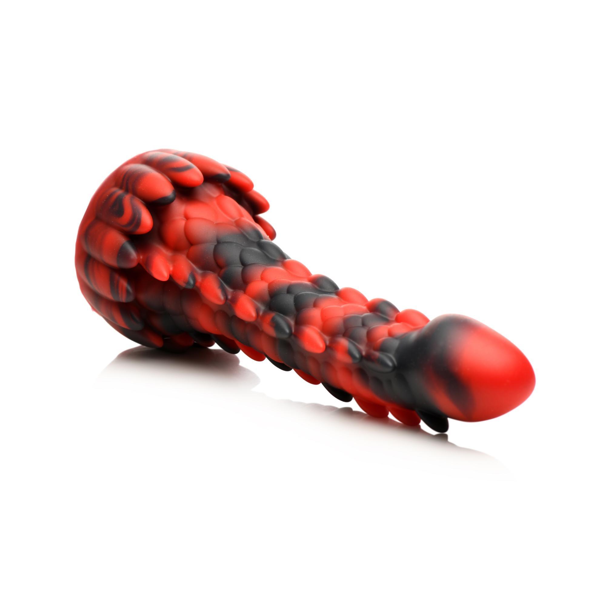Creature Cocks Demon Rising Scaly Dragon Silicone Dildo - Buy At Luxury Toy X - Free 3-Day Shipping