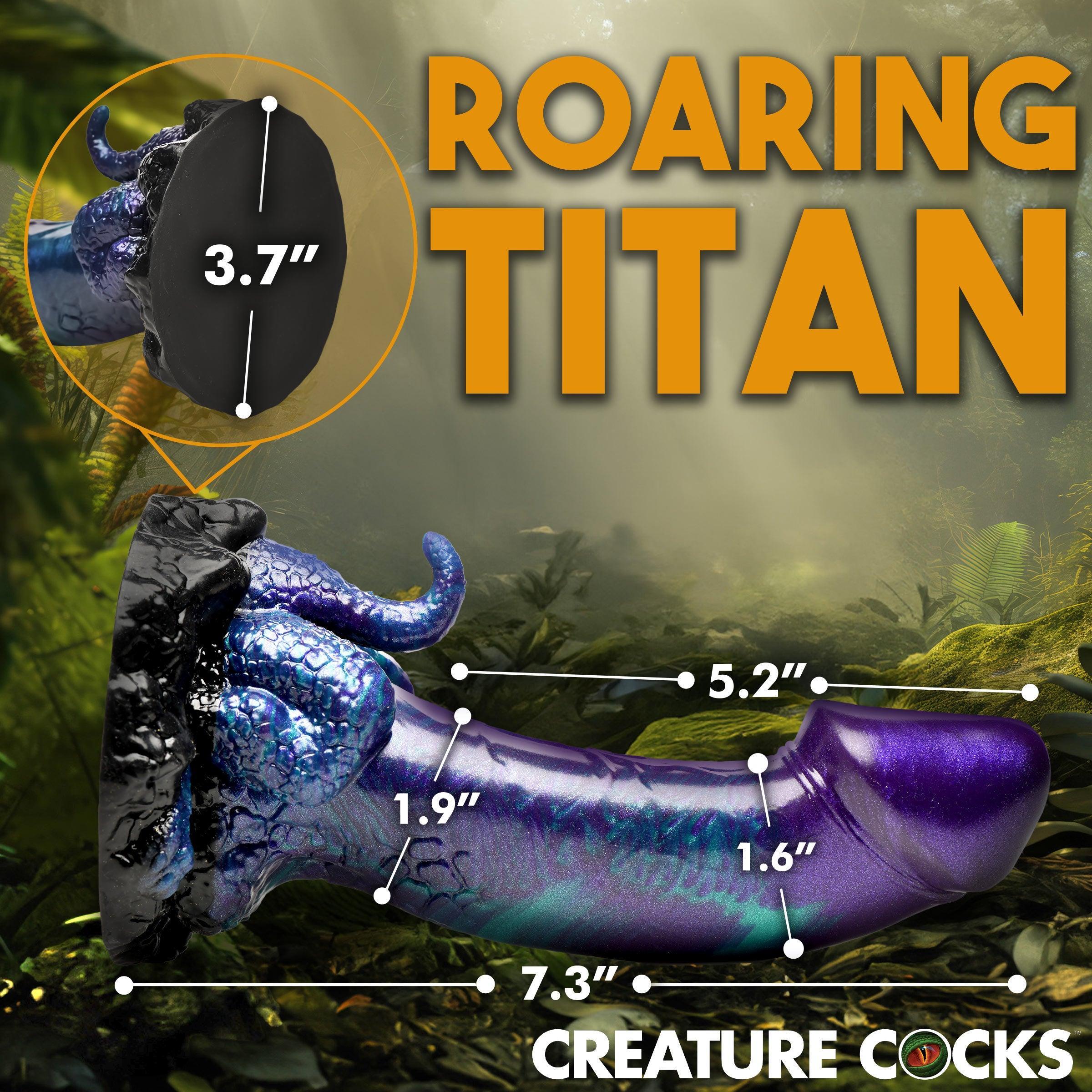 Creature Cocks Dino Dick Dinosaur Silicone Dildo - Large - Buy At Luxury Toy X - Free 3-Day Shipping