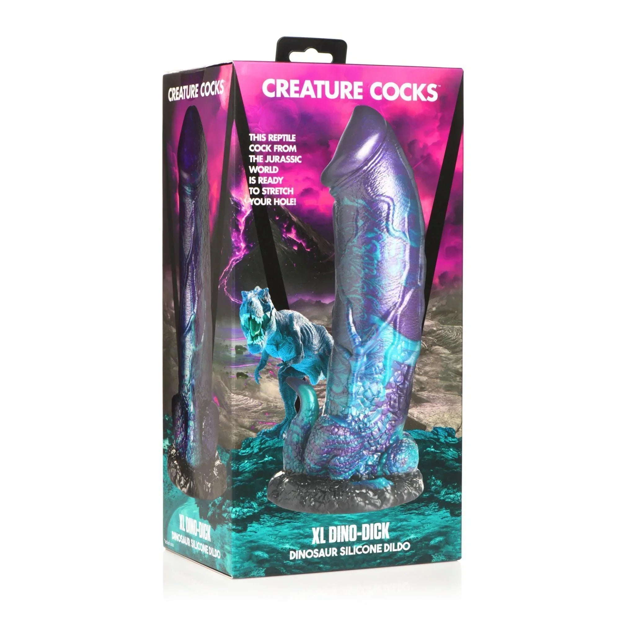 Creature Cocks Dino Dick Dinosaur Silicone Dildo - Large - Buy At Luxury Toy X - Free 3-Day Shipping