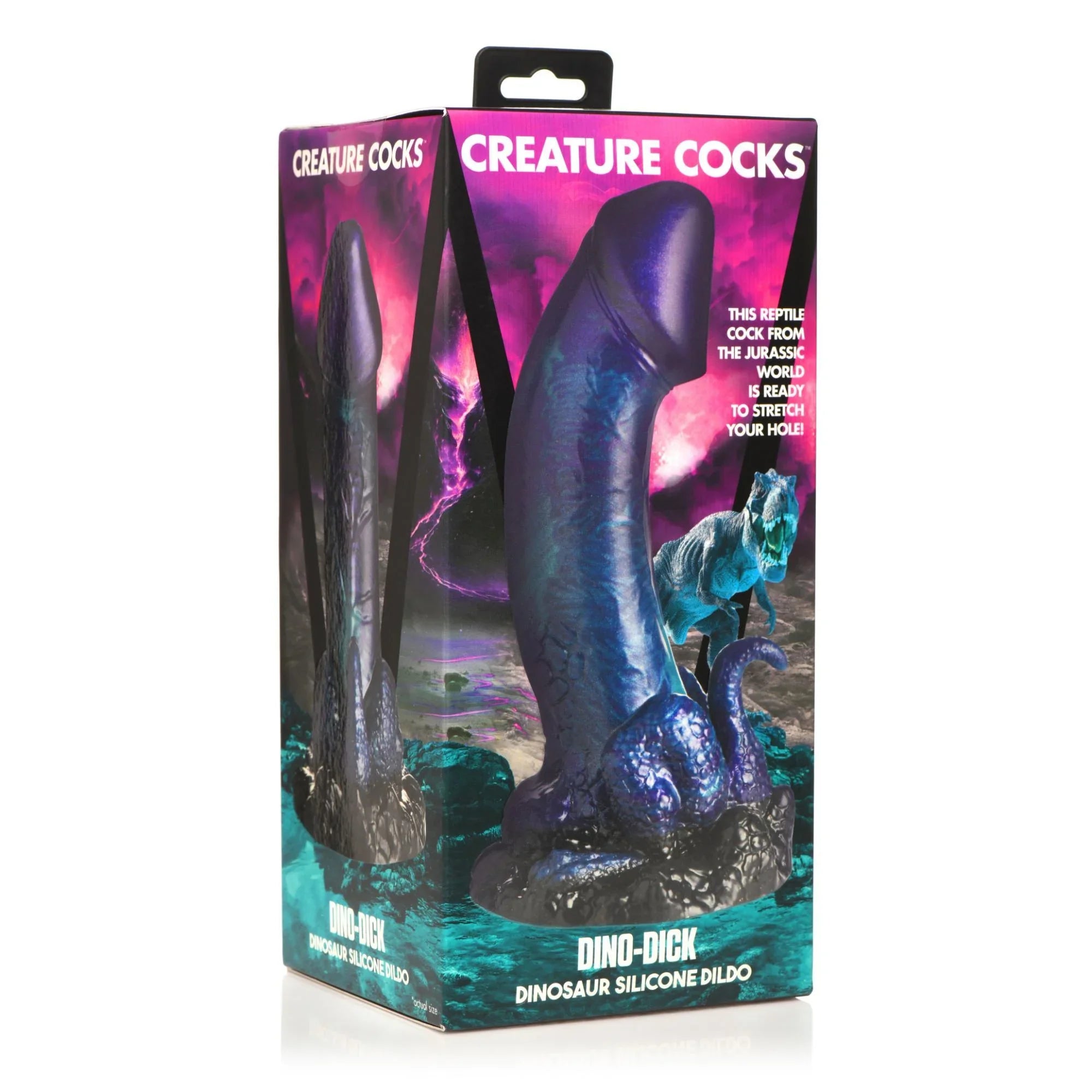 Creature Cocks Dino Dick Dinosaur Silicone Dildo - Large - Buy At Luxury Toy X - Free 3-Day Shipping