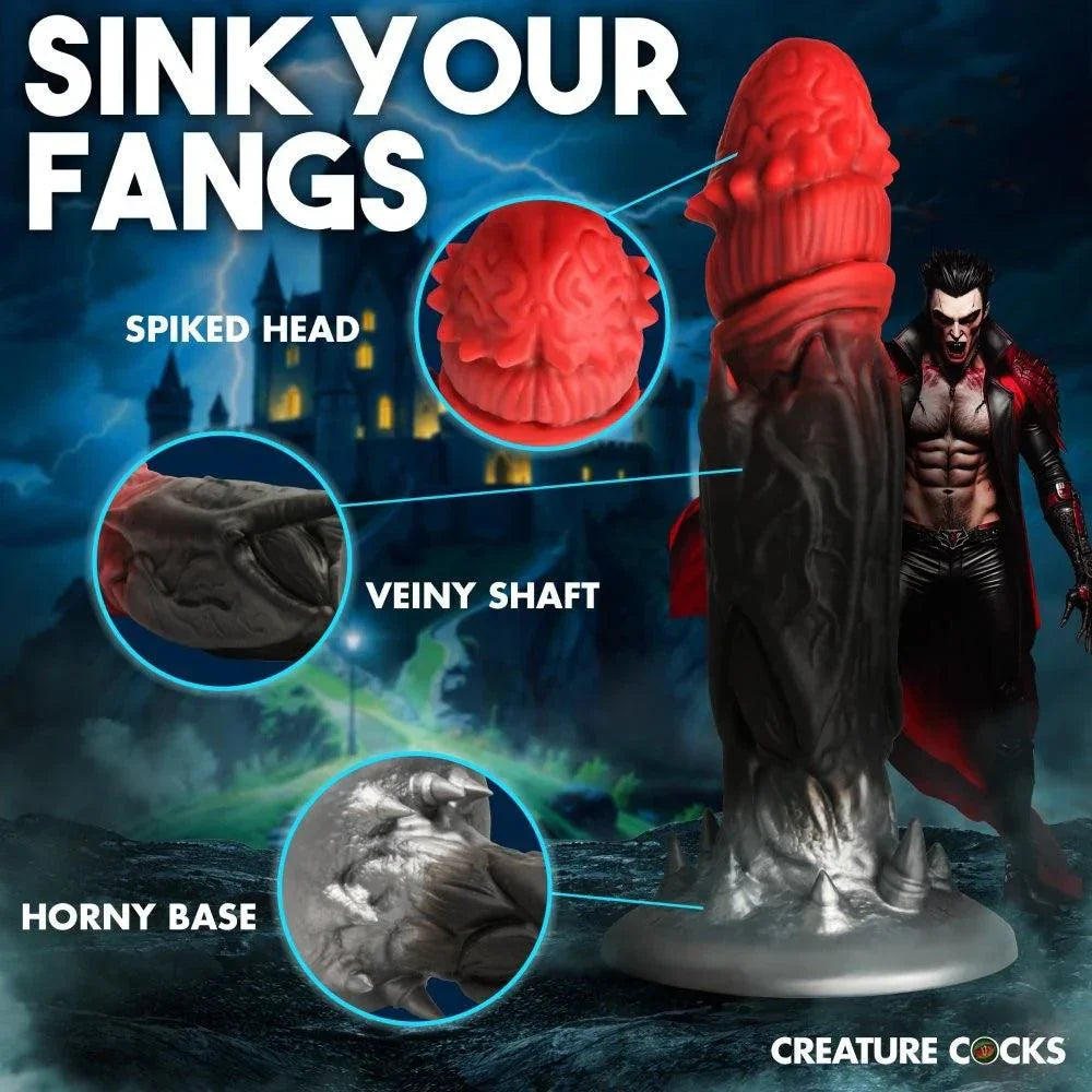 Creature Cocks Dracula Silicone Dildo - Buy At Luxury Toy X - Free 3-Day Shipping