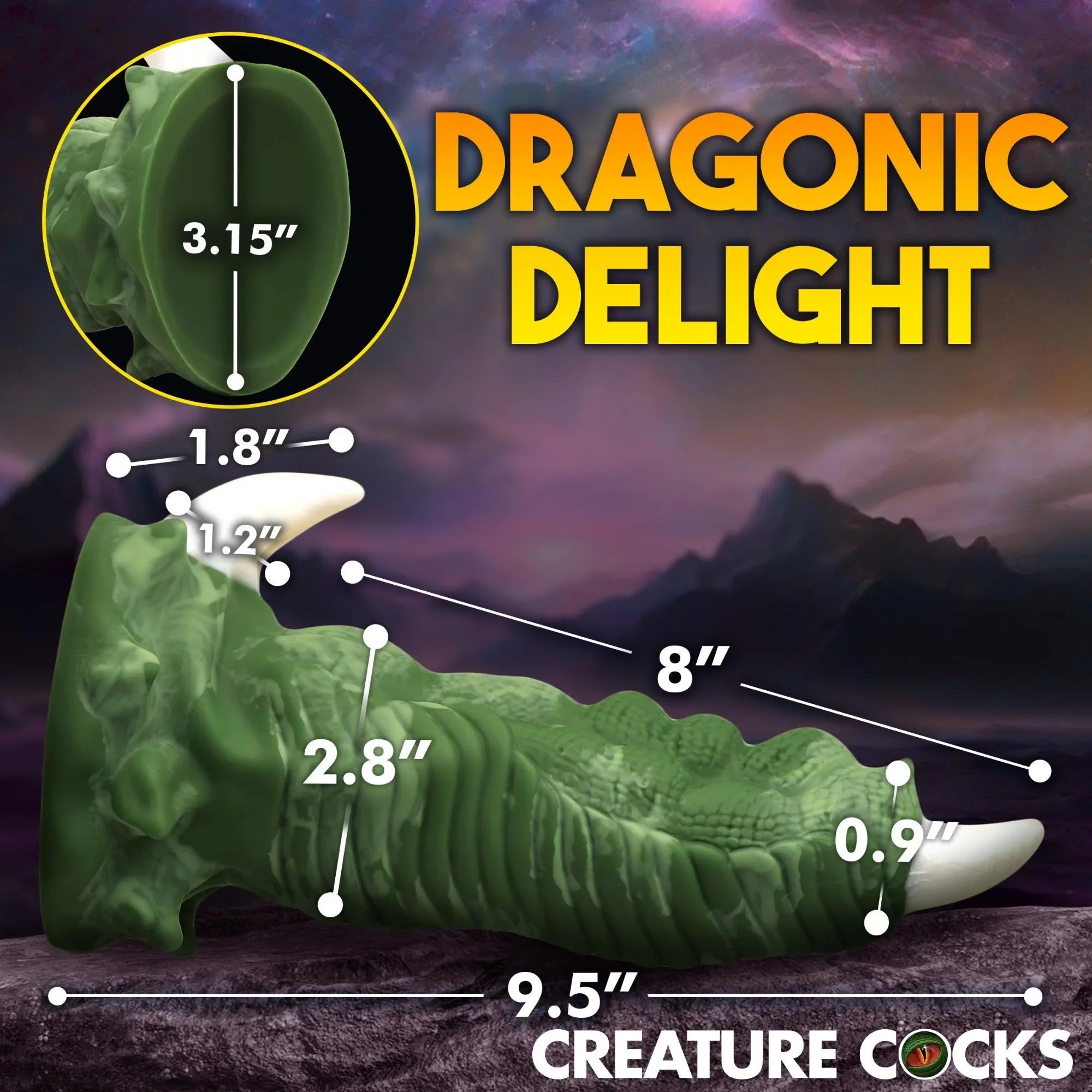 Creature Cocks Dragon Claw Silicone Dildo - Buy At Luxury Toy X - Free 3-Day Shipping