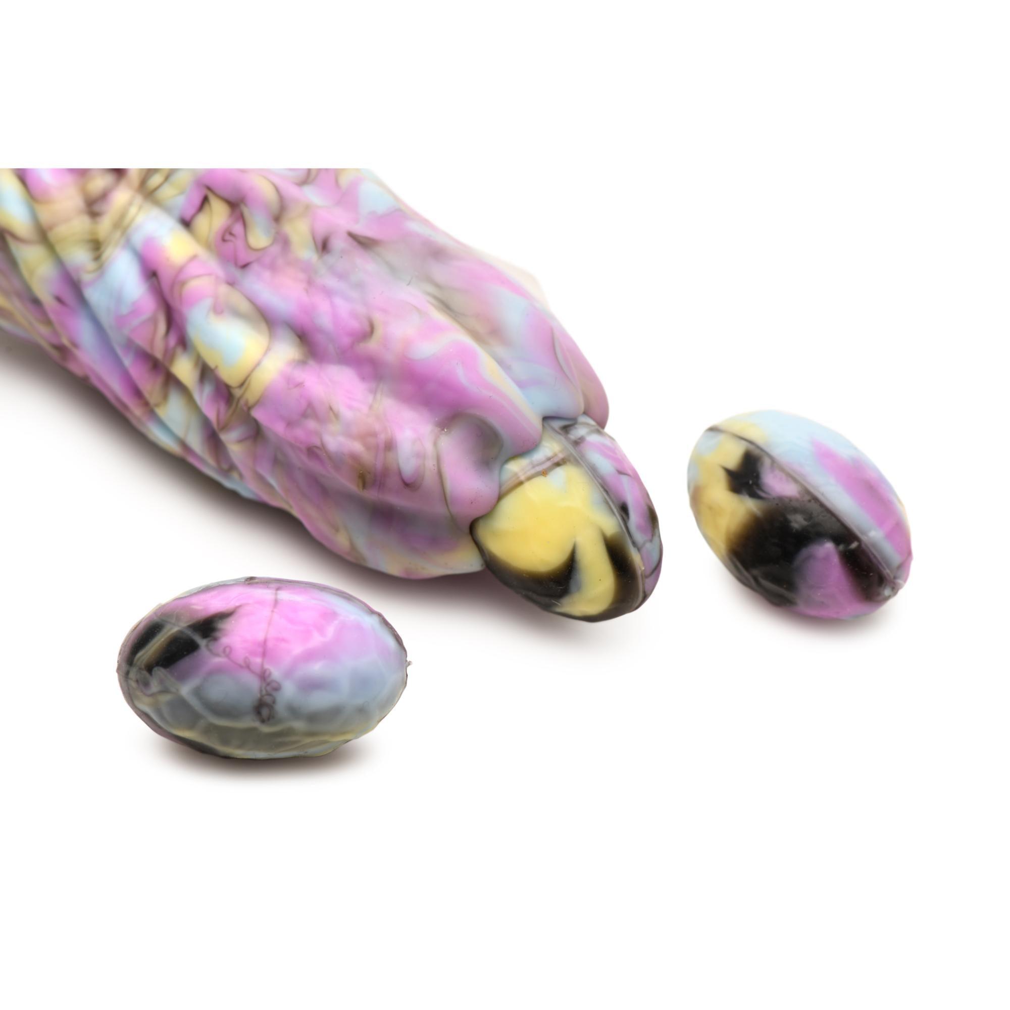 Creature Cocks Dragon Spawn Dragon Ovipositor Silicone Dildo with Eggs - Buy At Luxury Toy X - Free 3-Day Shipping