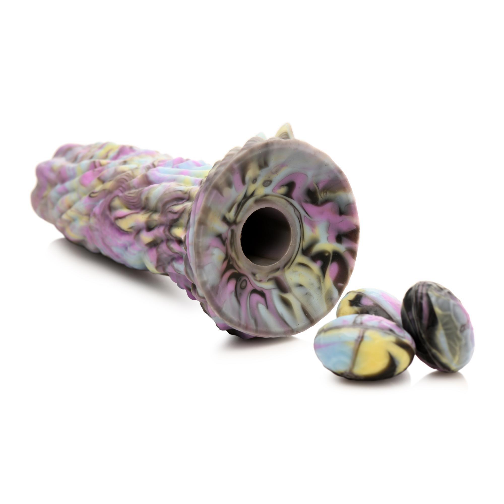 Creature Cocks Dragon Spawn Dragon Ovipositor Silicone Dildo with Eggs - Buy At Luxury Toy X - Free 3-Day Shipping