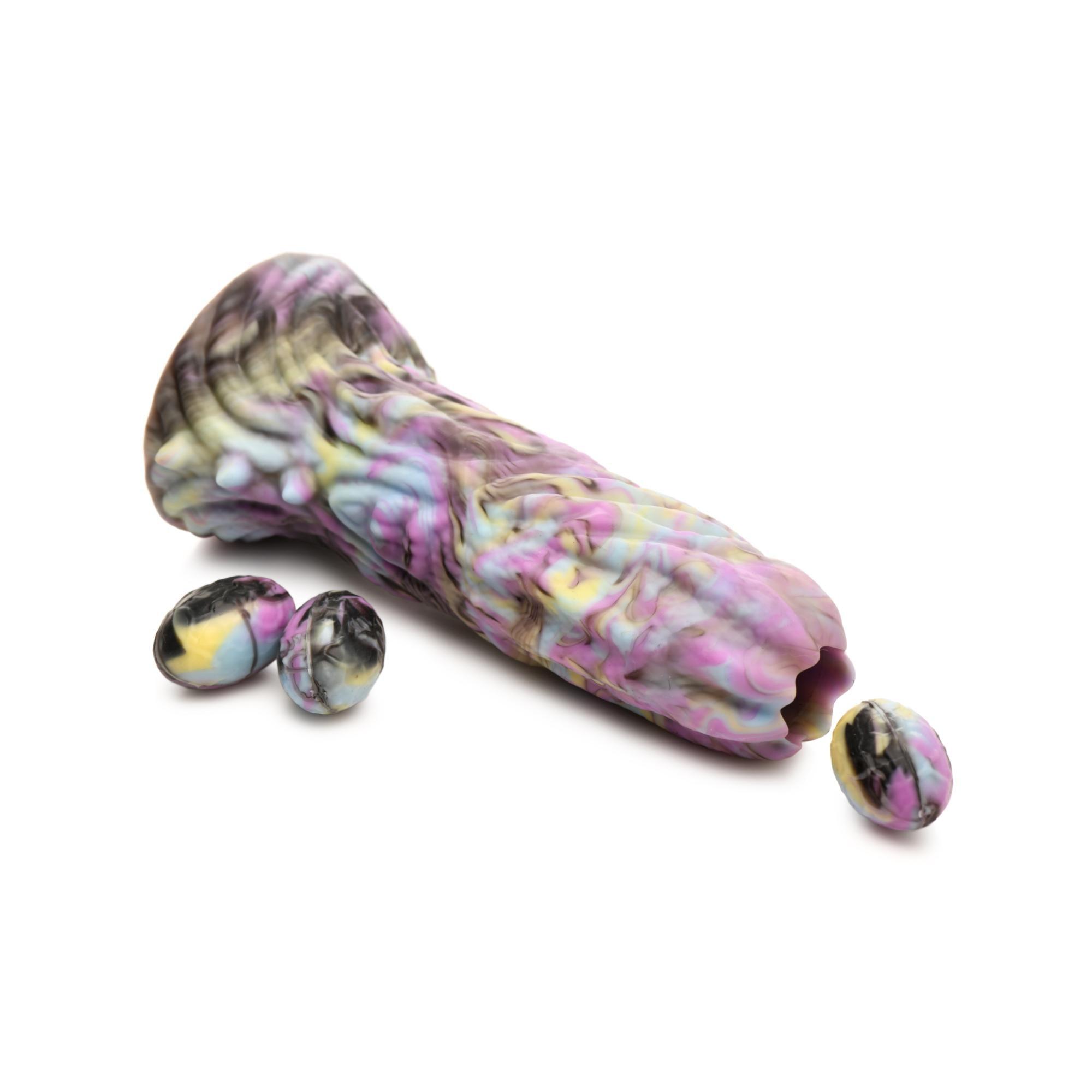 Creature Cocks Dragon Spawn Dragon Ovipositor Silicone Dildo with Eggs - Buy At Luxury Toy X - Free 3-Day Shipping