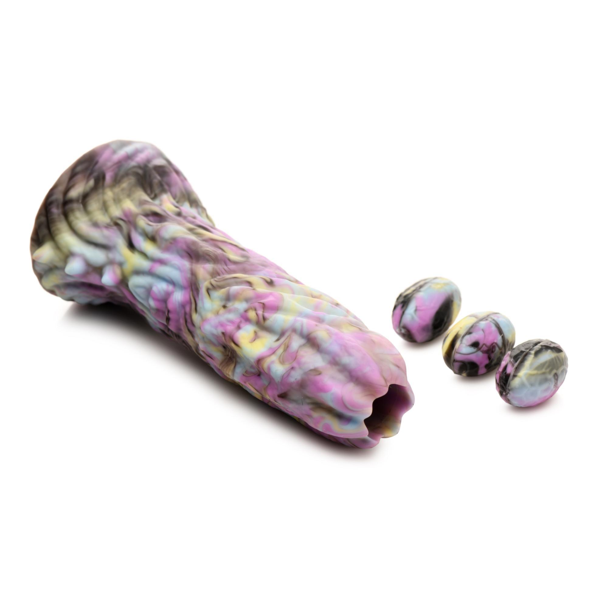 Creature Cocks Dragon Spawn Dragon Ovipositor Silicone Dildo with Eggs - Buy At Luxury Toy X - Free 3-Day Shipping