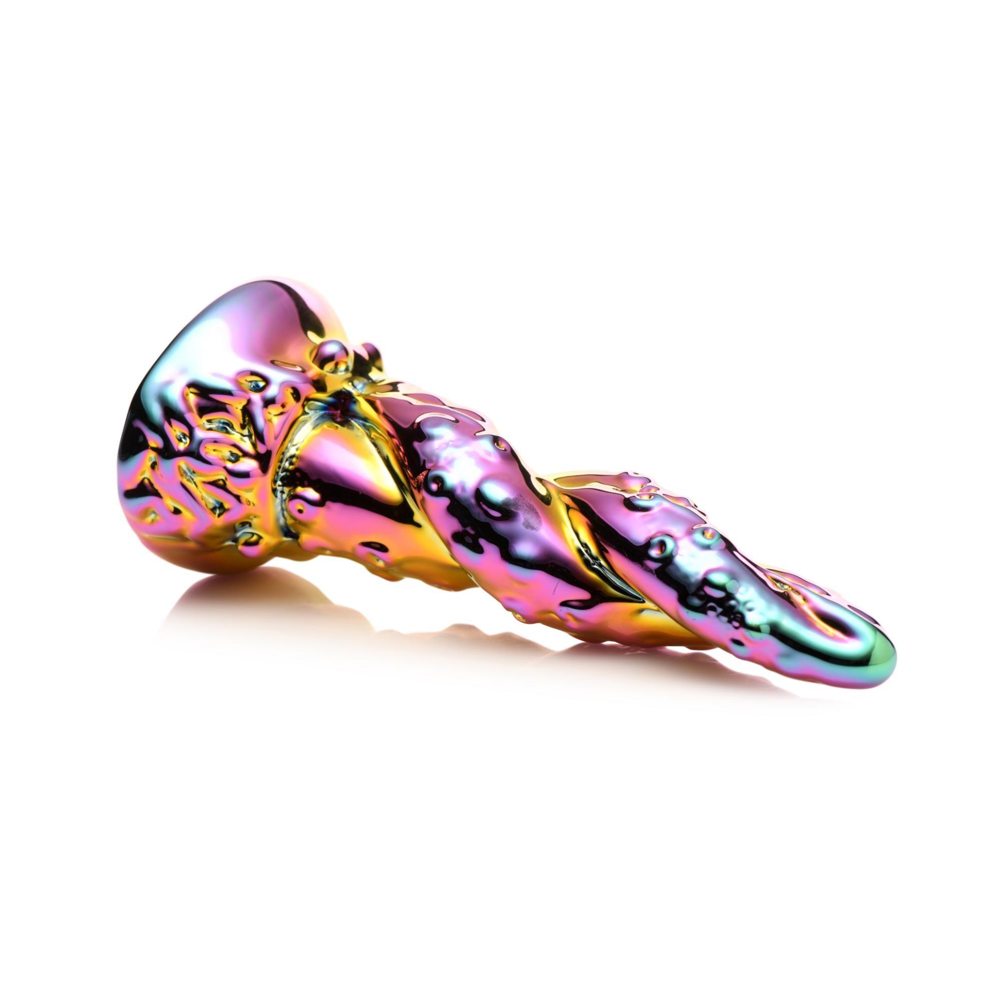 Creature Cocks Enchantress Rainbow Glass Dildo - Buy At Luxury Toy X - Free 3-Day Shipping
