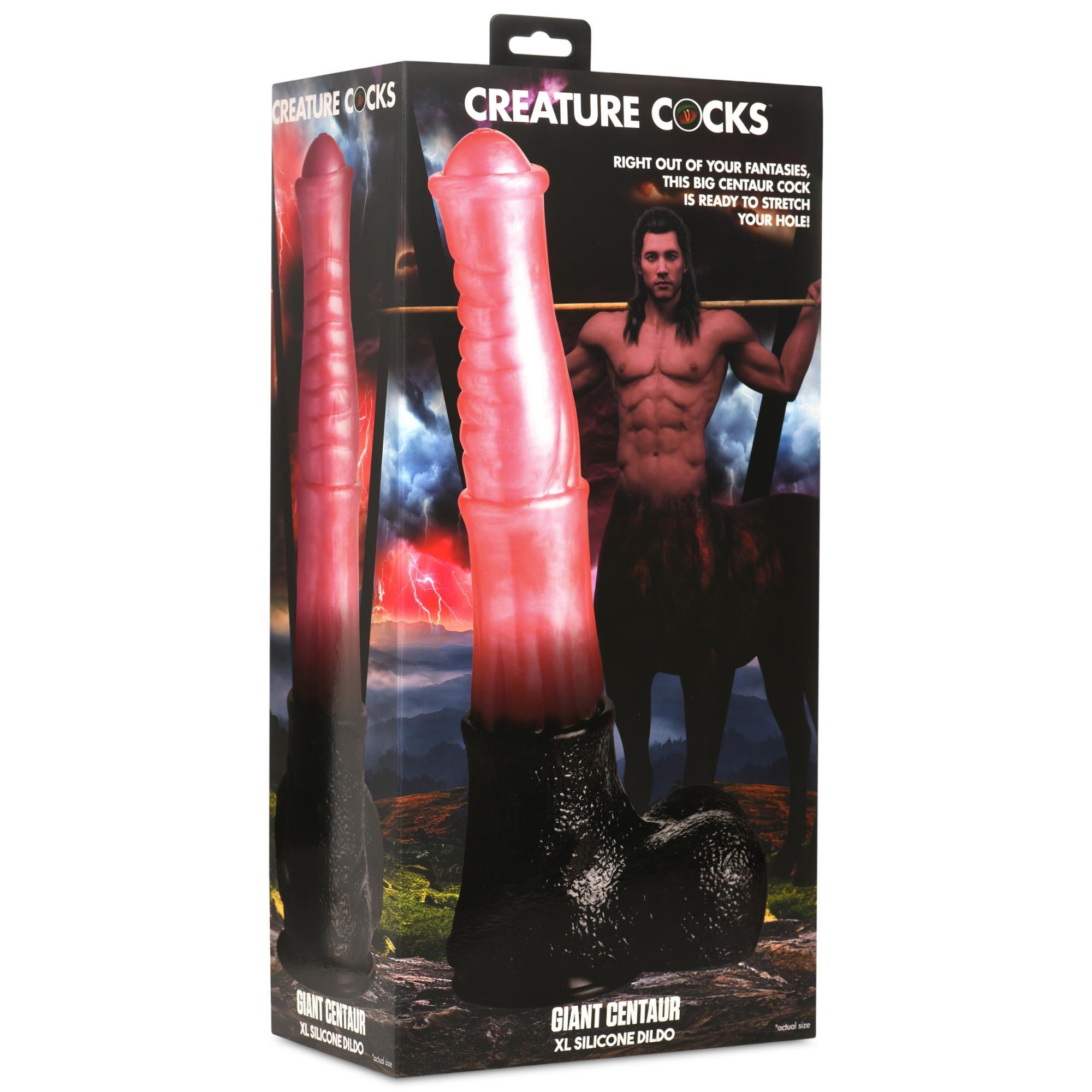 Creature Cocks Giant Centaur Silicone Dildo XLarge - Buy At Luxury Toy X - Free 3-Day Shipping